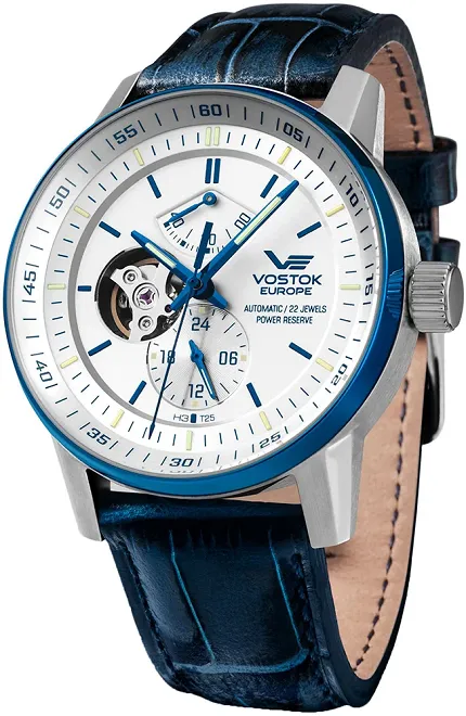 Vostok Europe YN84-565E552 Limousine Limousine Automatic Power Reserve Open Heart - zdjęcie 1