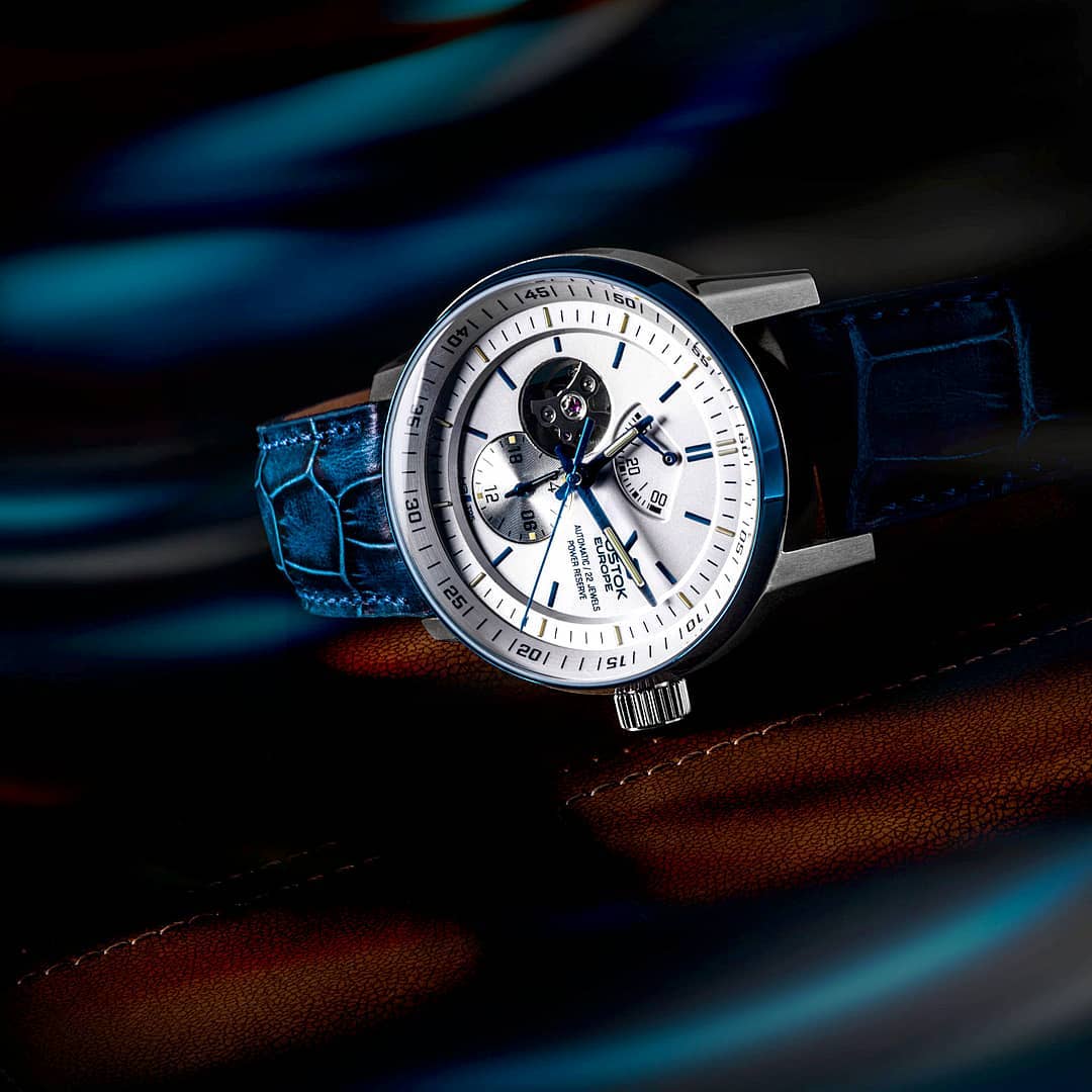 Vostok Europe YN84-565E552 zegarek srebrny klasyczny Limousine pasek - miniatura 5
