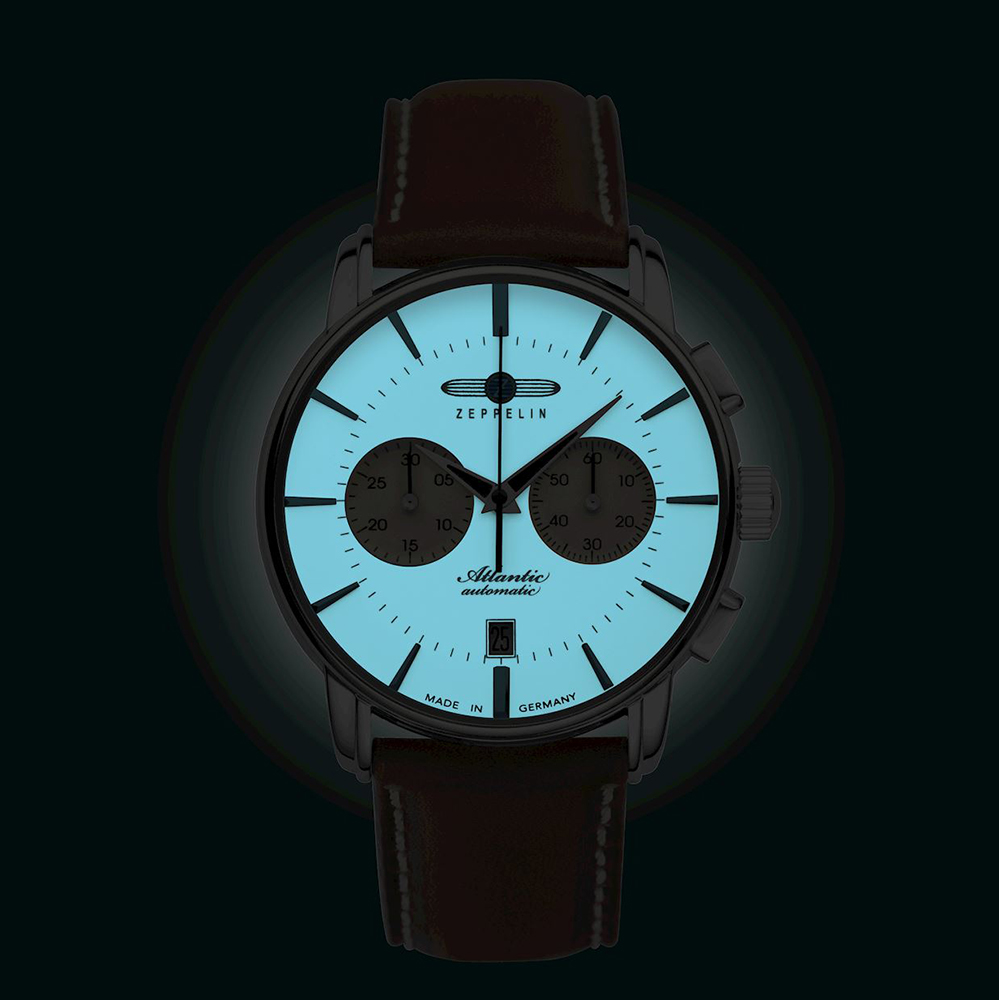 zegarek Zeppelin 8422-3 Atlantic Automatik męski z chronograf Atlantic - miniatura 3