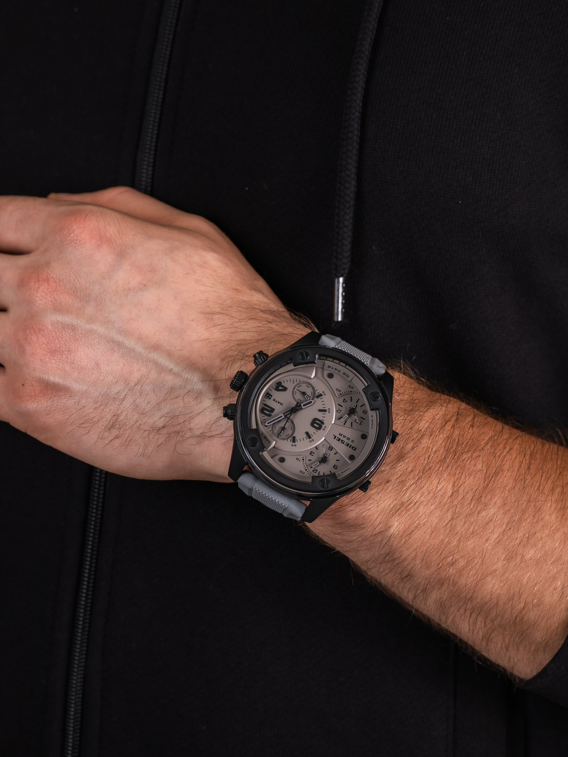 zegarek Diesel DZ7416 męski z chronograf Boltdown - miniatura 3