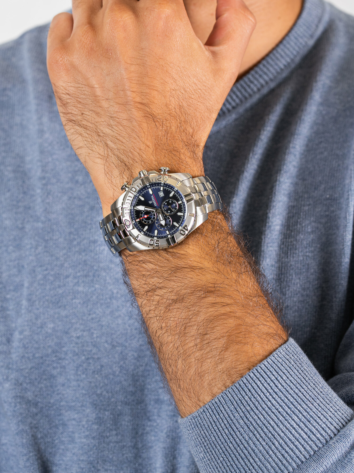 zegarek Festina F20355-2 Chrono Sport męski z chronograf Chronograf - miniatura 3