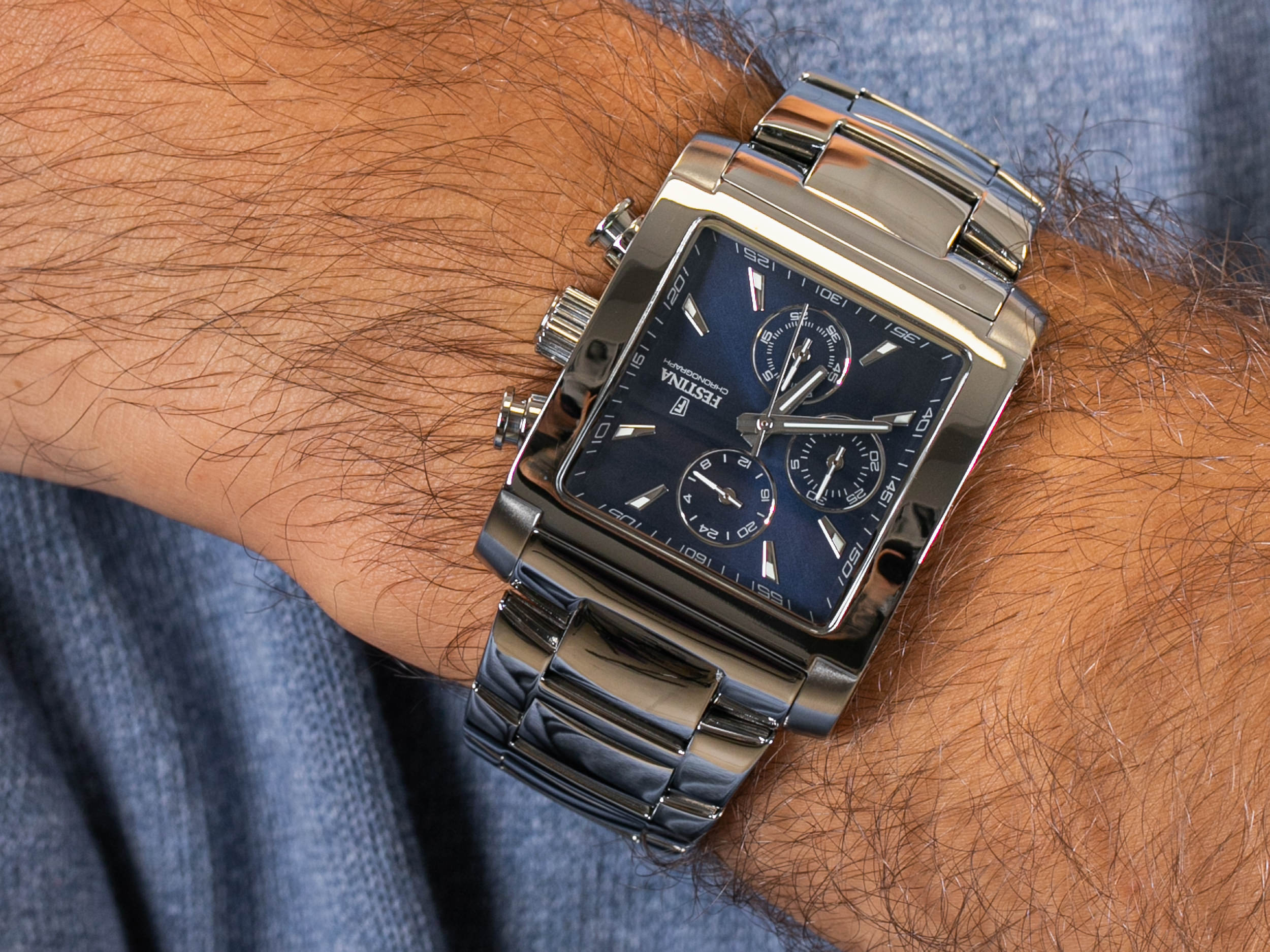 Zegarek Festina Timeless Chronograph - męski  - miniatura 4