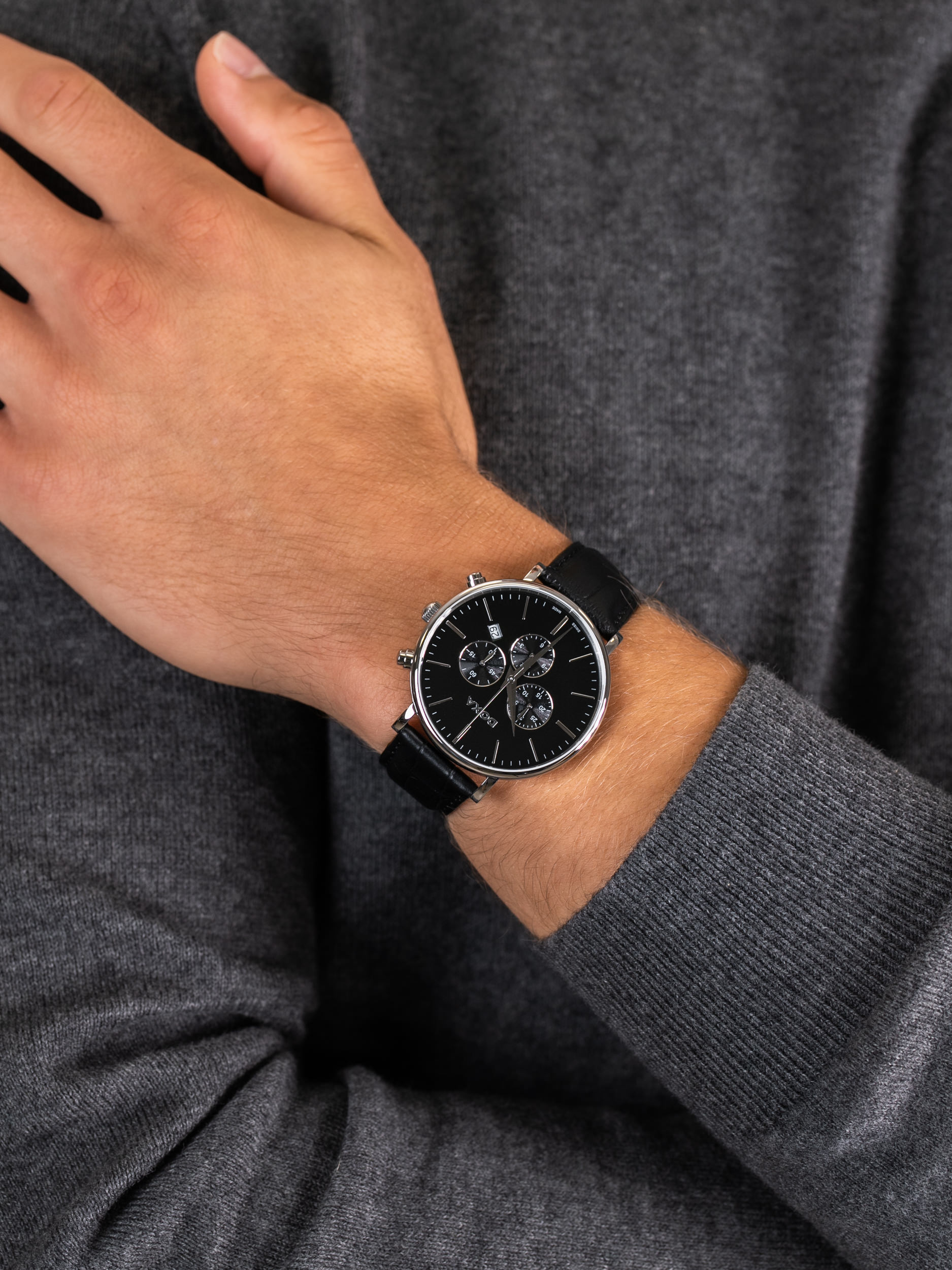 zegarek Doxa 172.10.101.01 męski z chronograf D-Light - miniatura 3