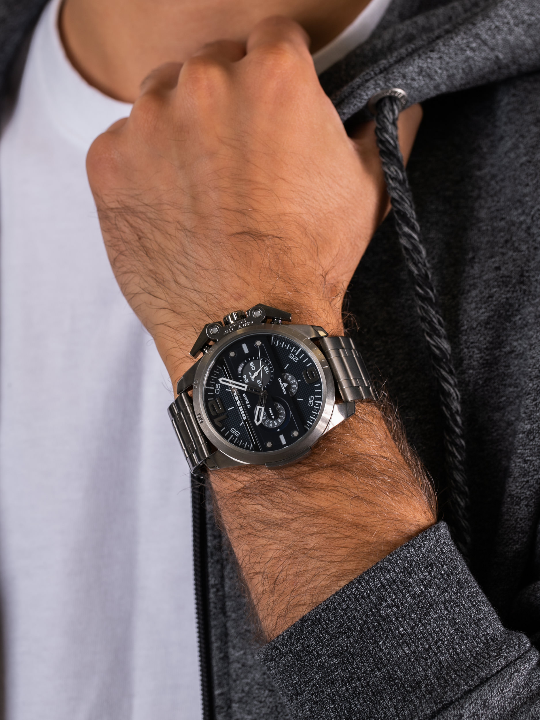 zegarek Diesel DZ4398 męski z chronograf Ironside - miniatura 3