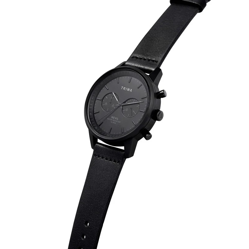 zegarek Triwa NEST127-CL110101P NIGHT NEVIL BLACK MESH męski z chronograf Nevil - miniatura 3