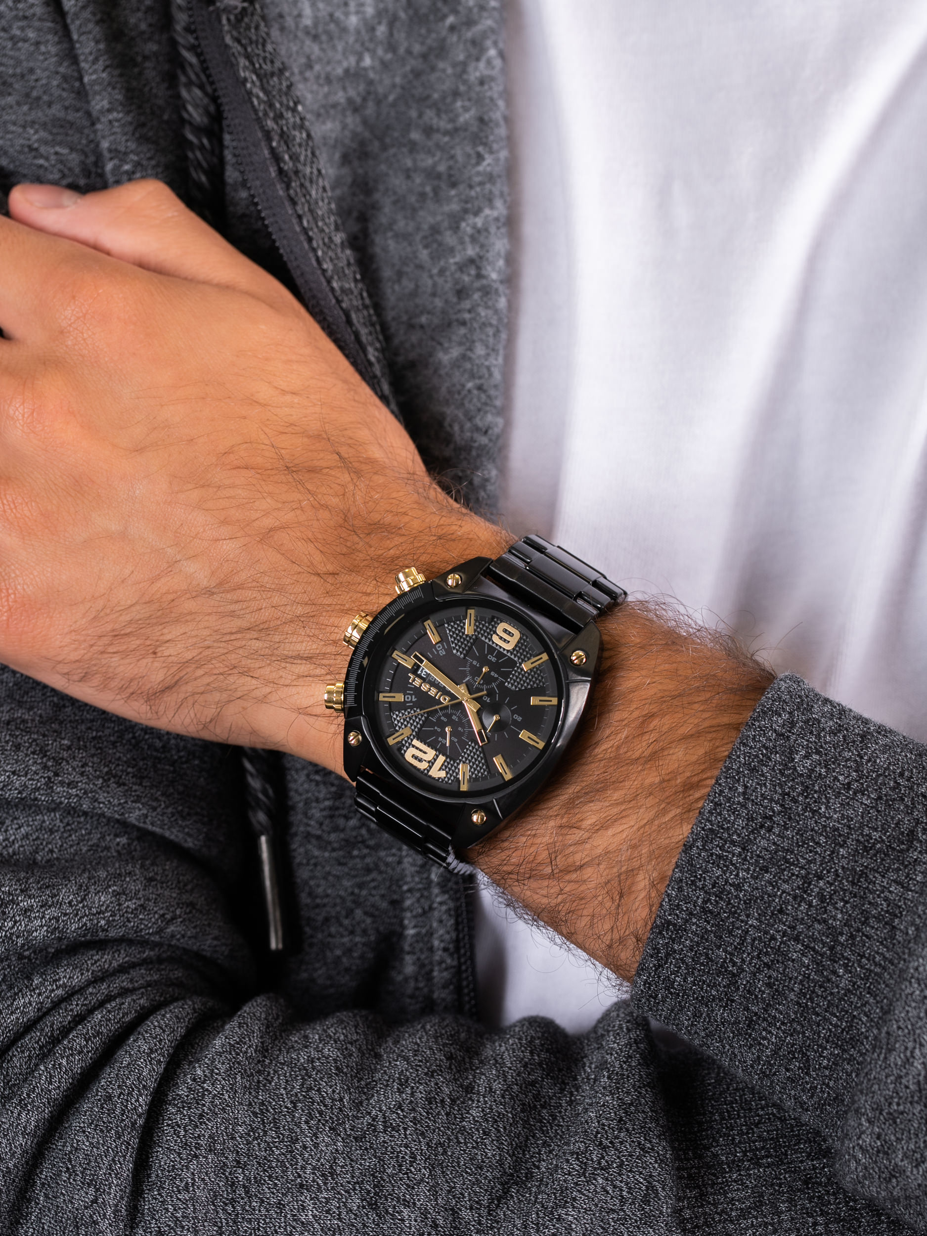 zegarek Diesel DZ4504 męski z chronograf Overflow - miniatura 3