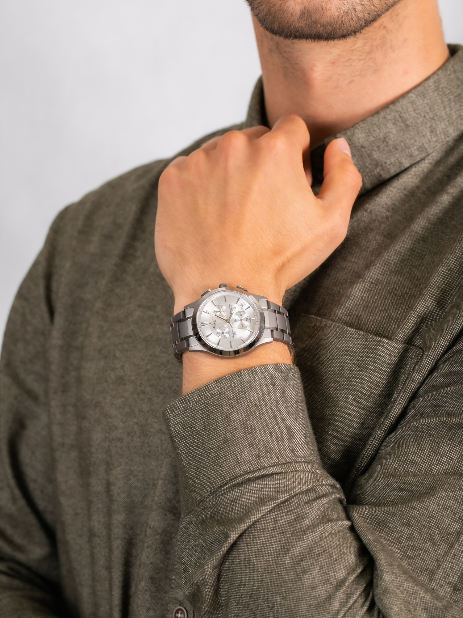 zegarek Atlantic 71465.11.21 męski z chronograf Seahunter
