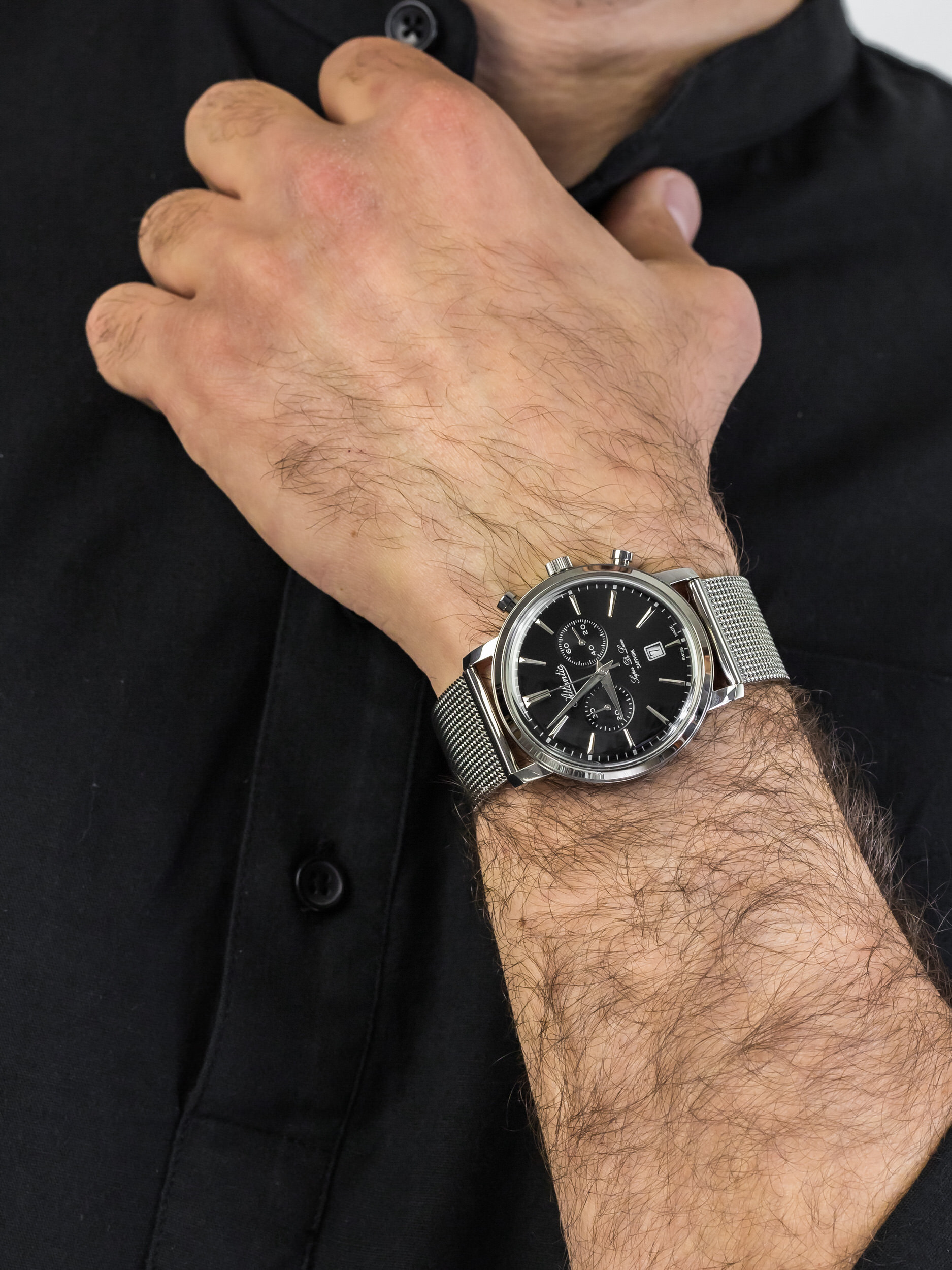 zegarek Atlantic 64456.41.61 męski z chronograf Super De Luxe
