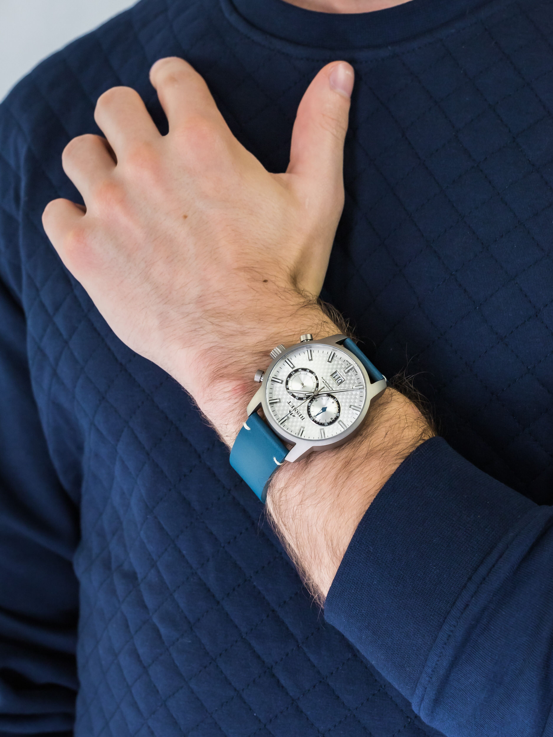 zegarek Bisset BSCF19DISX05BX męski z chronograf Sportowe - miniatura 3