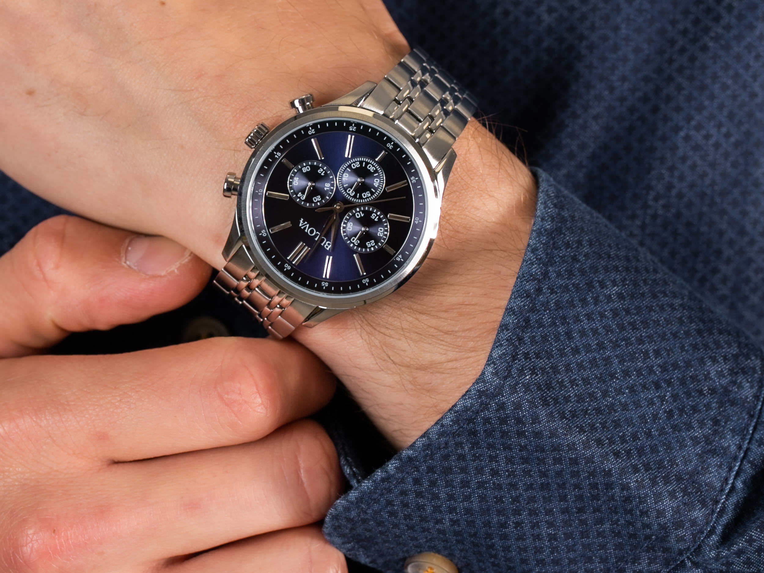 Bulova 96A210 zegarek klasyczny Classic - miniatura 4