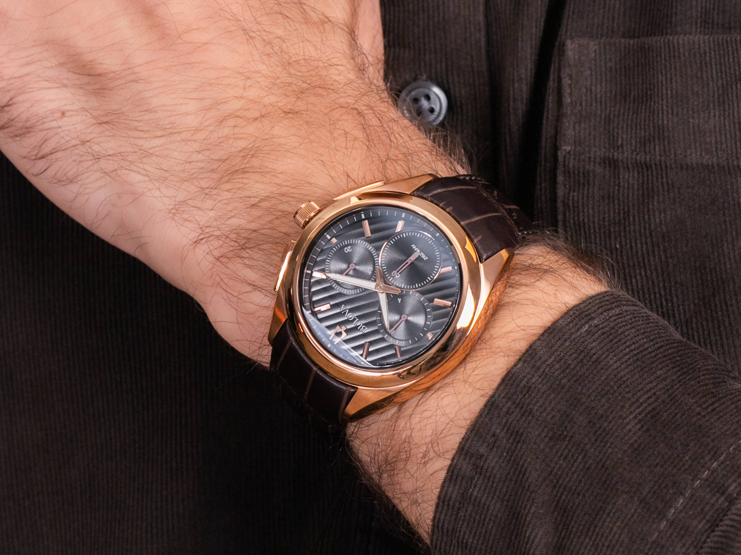 Bulova 97A124 zegarek elegancki CURV - miniatura 4