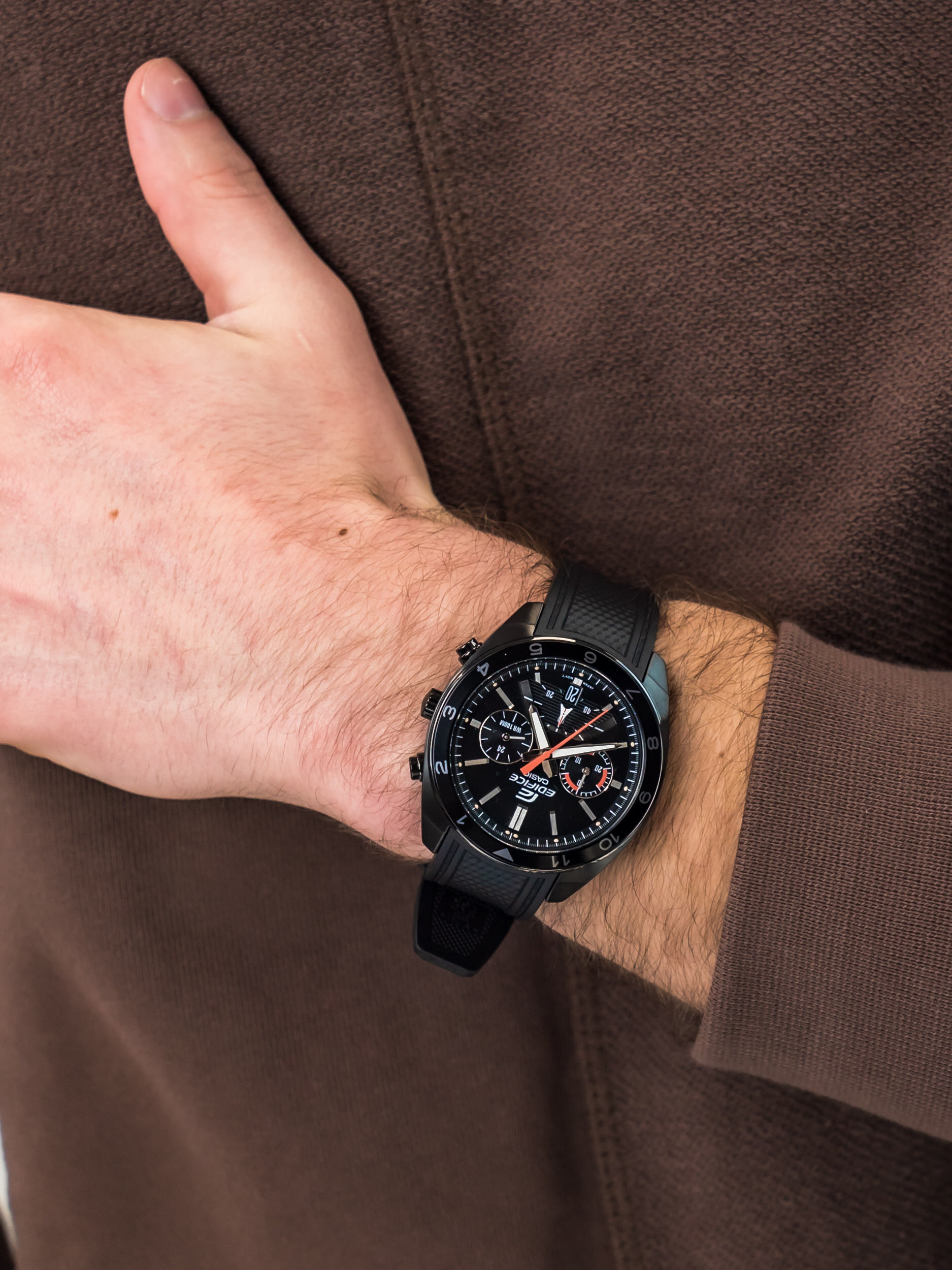zegarek Edifice EFV-590PB-1AVUEF męski z chronograf Edifice - miniatura 3