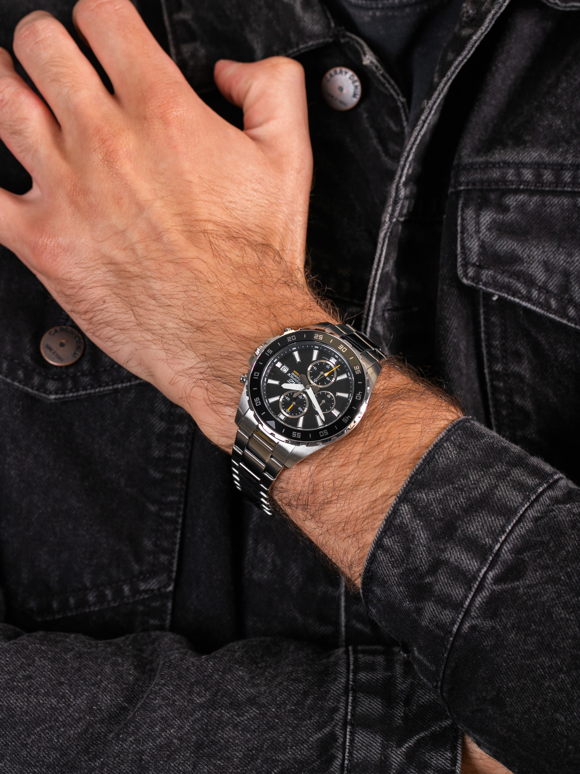 zegarek Edifice EFR-568D-1AVUEF męski z chronograf EDIFICE Premium - miniatura 3