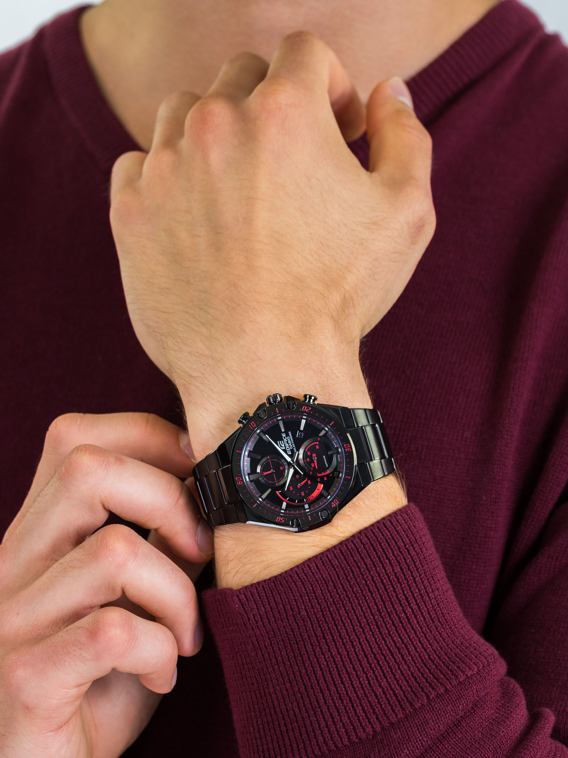 zegarek Edifice EFS-S560DC-1AVUEF męski z chronograf EDIFICE Premium - miniatura 3