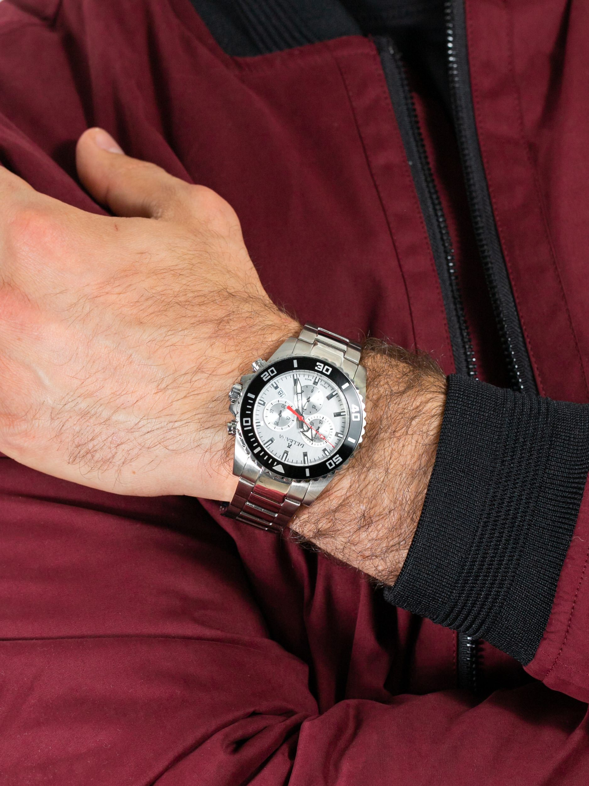 zegarek Delbana 41702.624.6.011 męski z chronograf Imola - miniatura 3