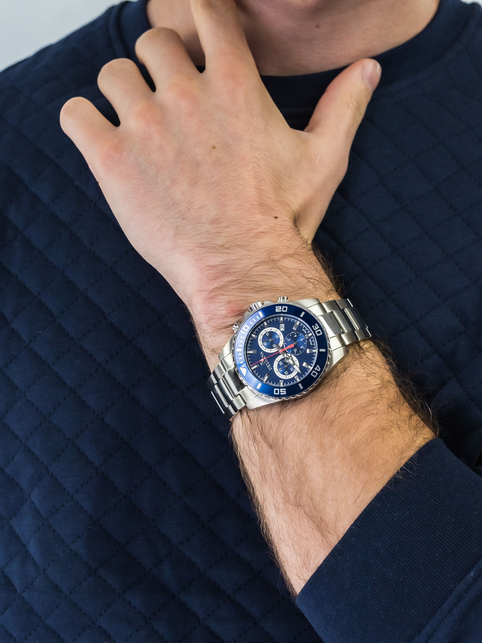 zegarek Delbana 41702.624.6.041 męski z chronograf Imola - miniatura 3
