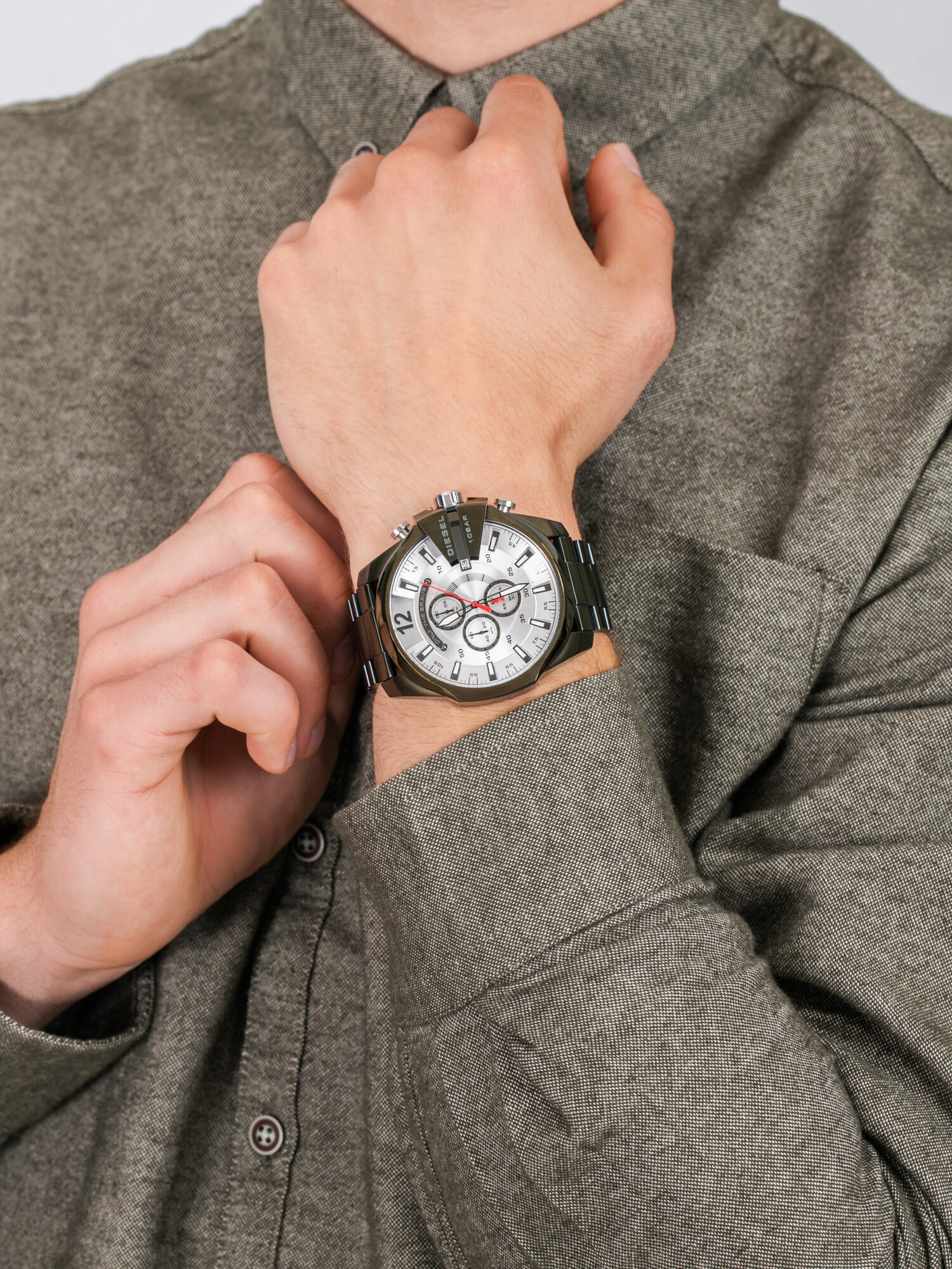 zegarek Diesel DZ4478 męski z chronograf Chief - miniatura 3