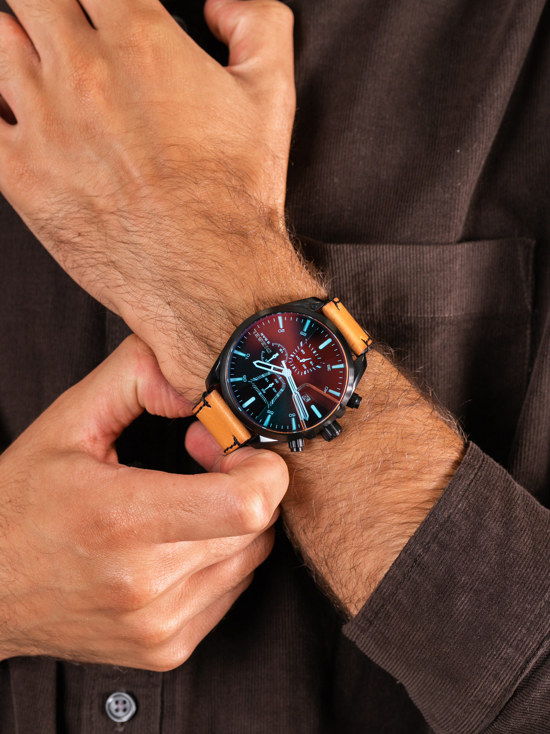 zegarek Diesel DZ4471 męski z chronograf MS9 Chrono - miniatura 3