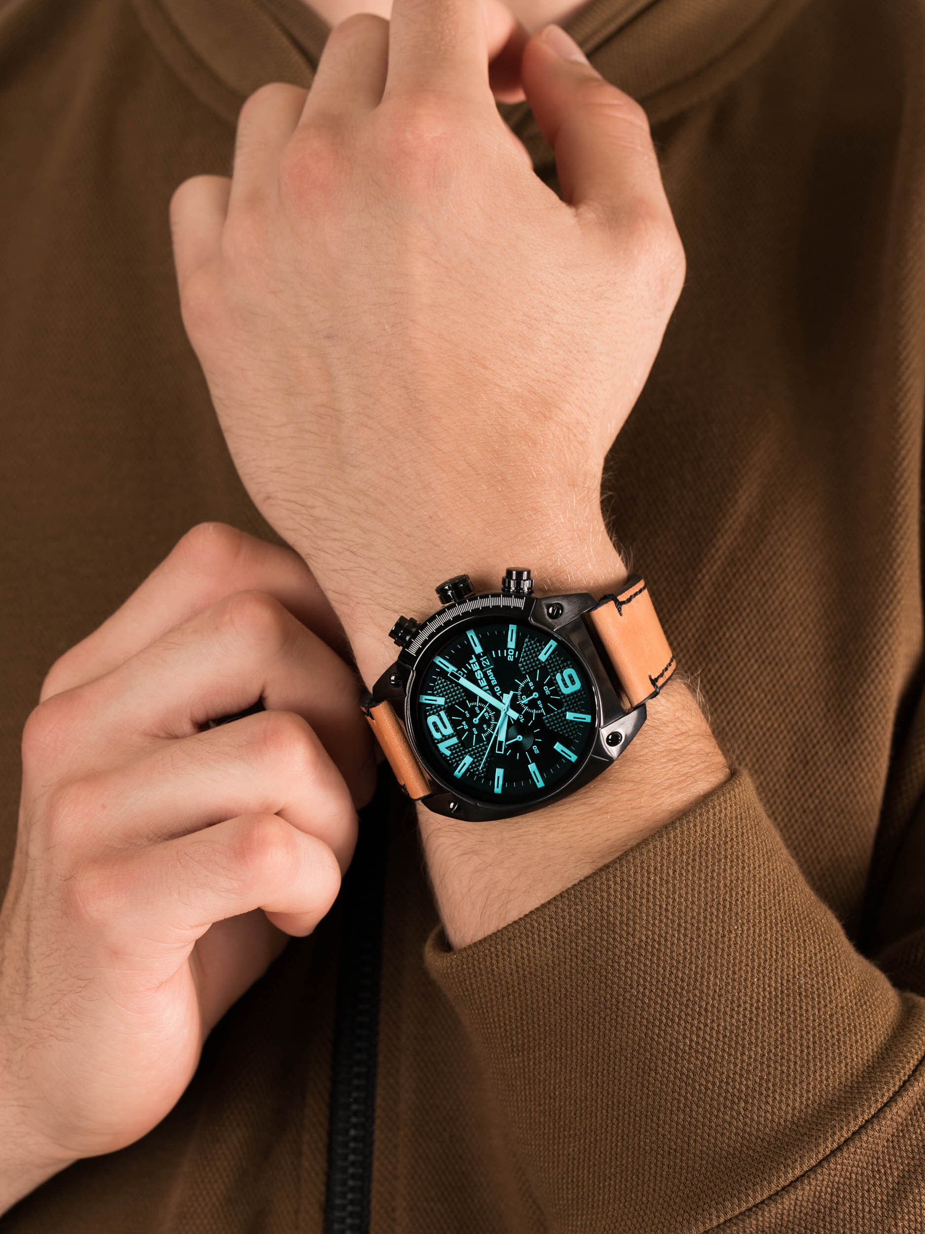 zegarek Diesel DZ4482 OVERFLOW męski z chronograf Overflow - miniatura 3