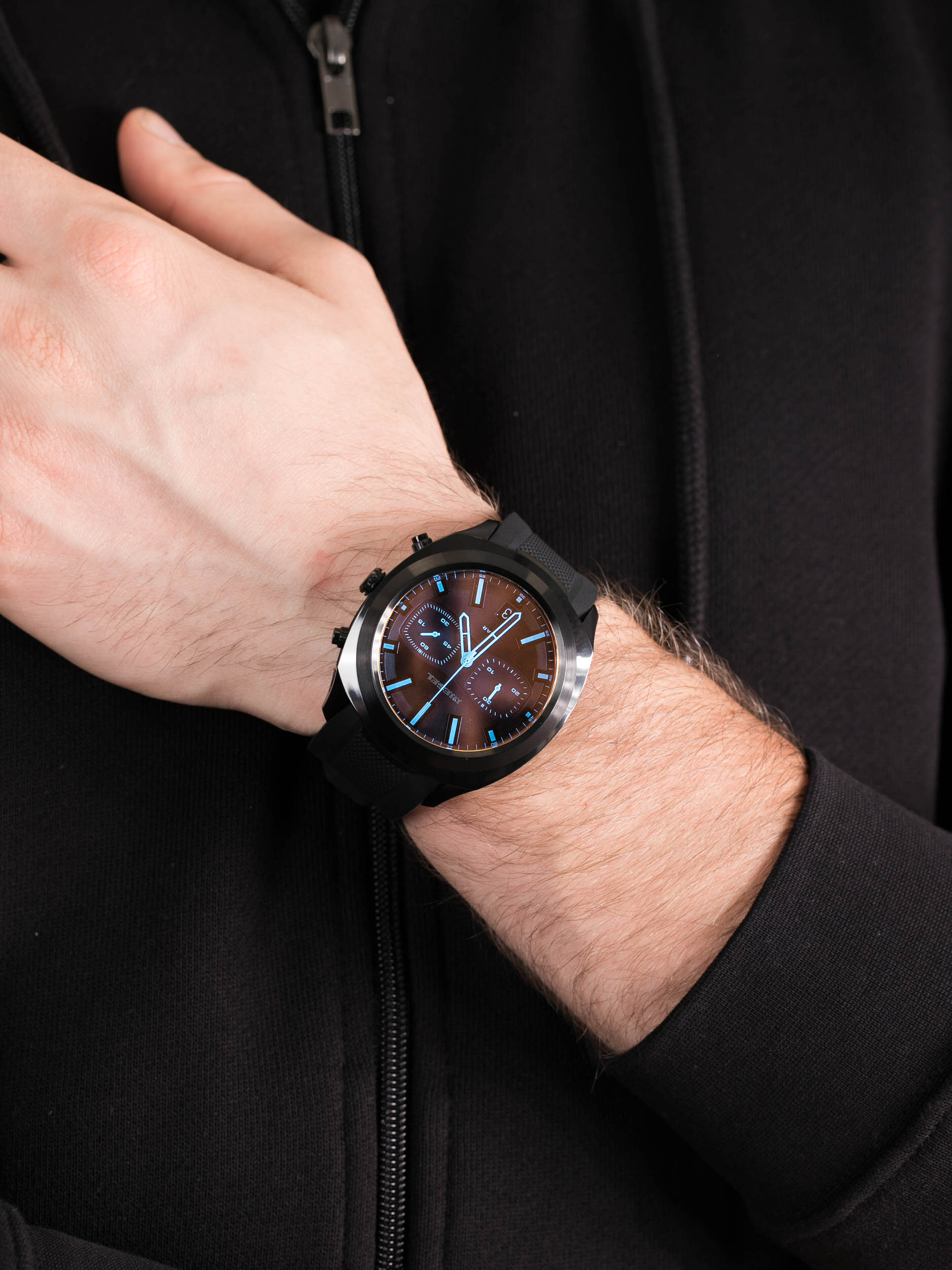 zegarek Diesel DZ4493 męski z chronograf Tumbler - miniatura 3