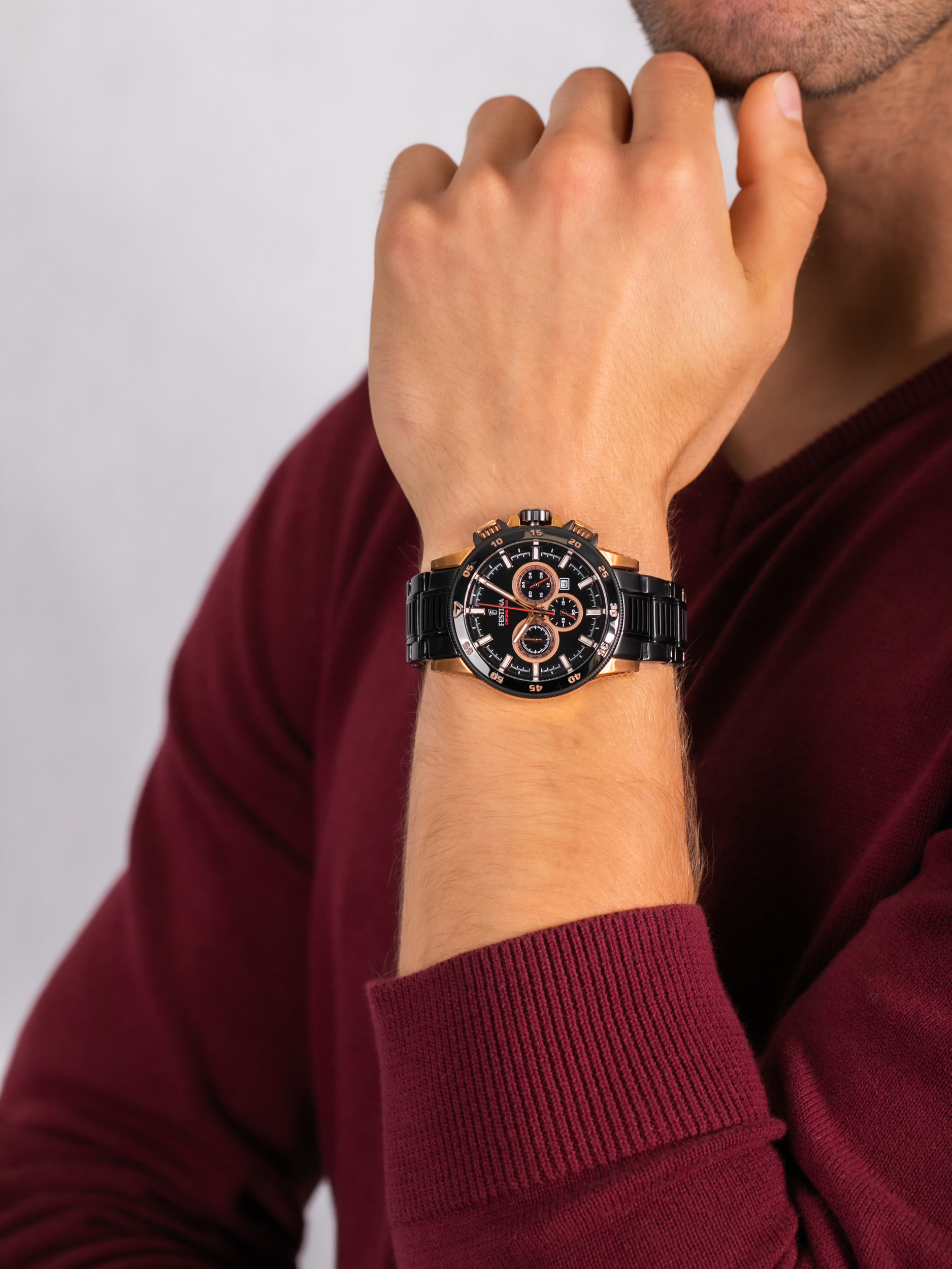 zegarek Festina F20354-1 CHRONO BIKE 18 SPECIAL EDITION SET męski z chronograf Chrono Bike - miniatura 3