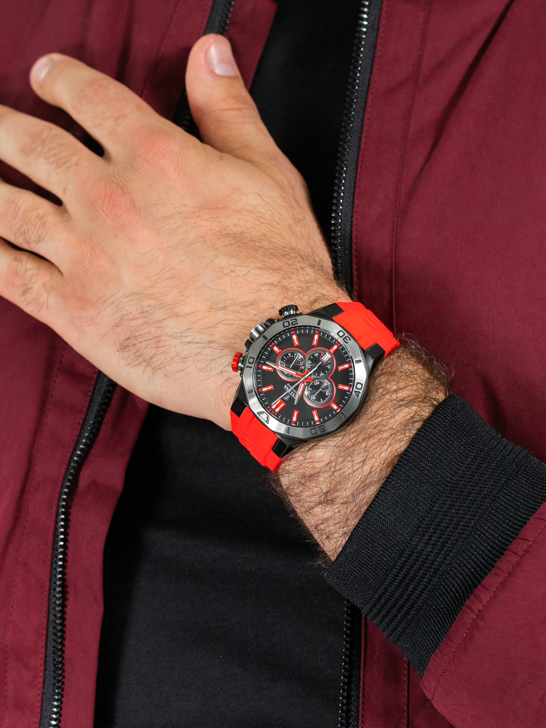 zegarek Festina F20450-3 Chrono Bike 19 męski z chronograf Chrono Bike - miniatura 3