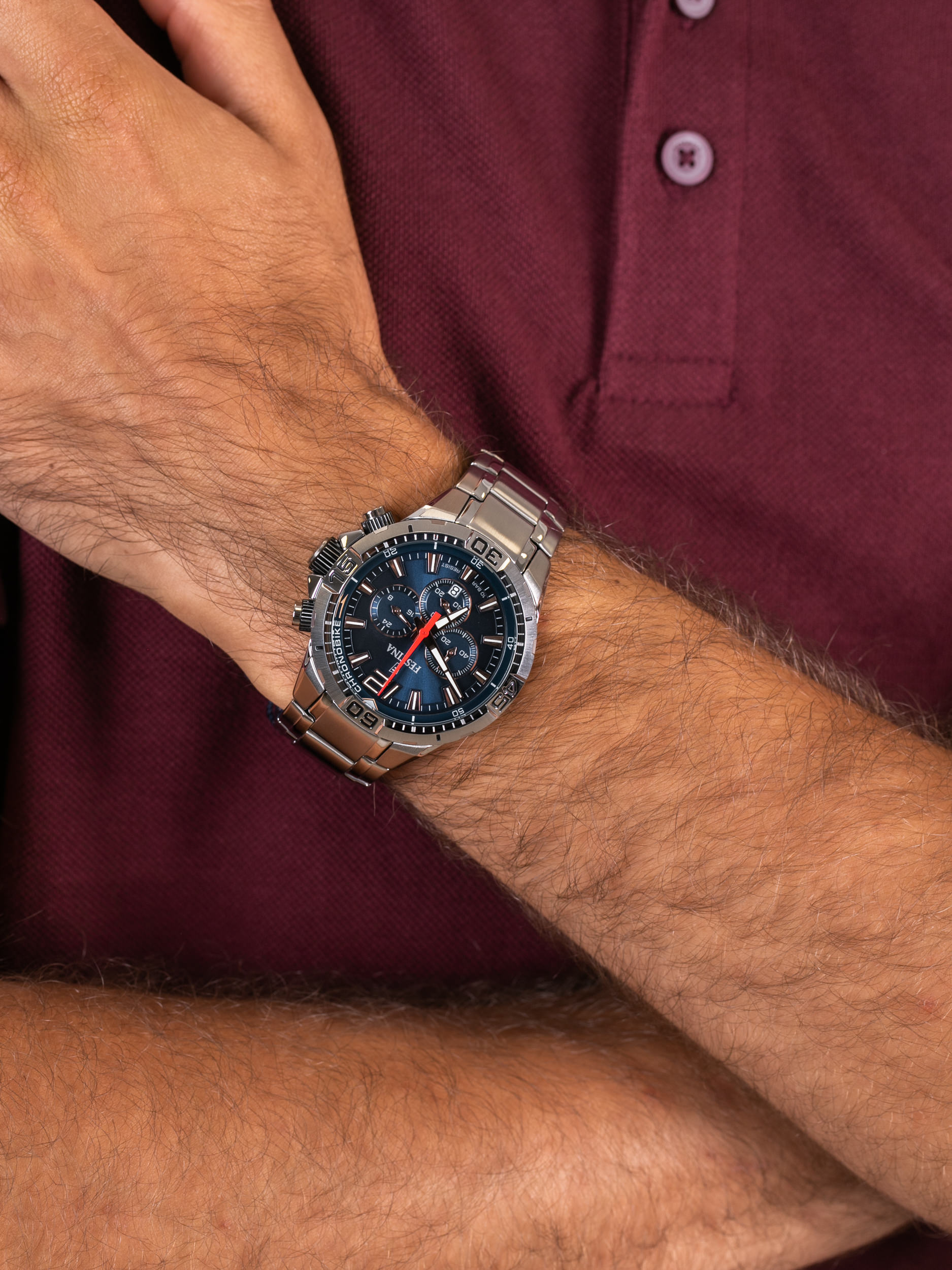zegarek Festina F20522-4 CHRONO BIKE 20 męski z chronograf Chrono Bike - miniatura 3