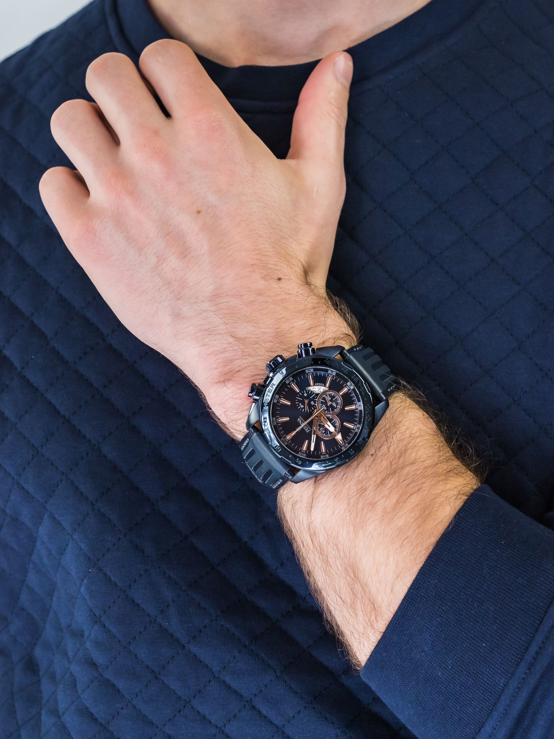 zegarek Festina F16898-1 Sport Chronograph męski z chronograf Chronograf - miniatura 3