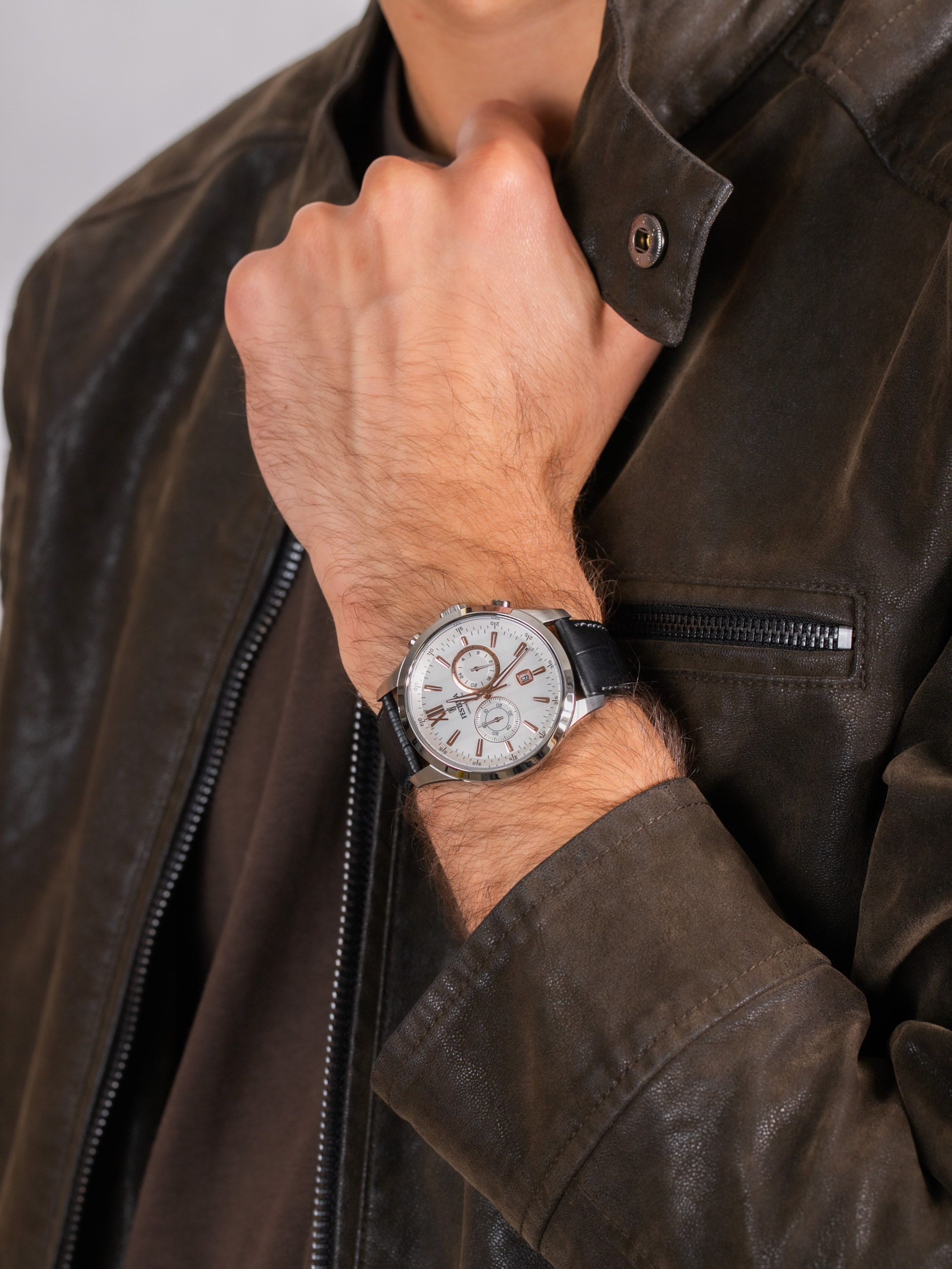 zegarek Festina F16996-1 Chronograph męski z chronograf Chronograf - miniatura 3