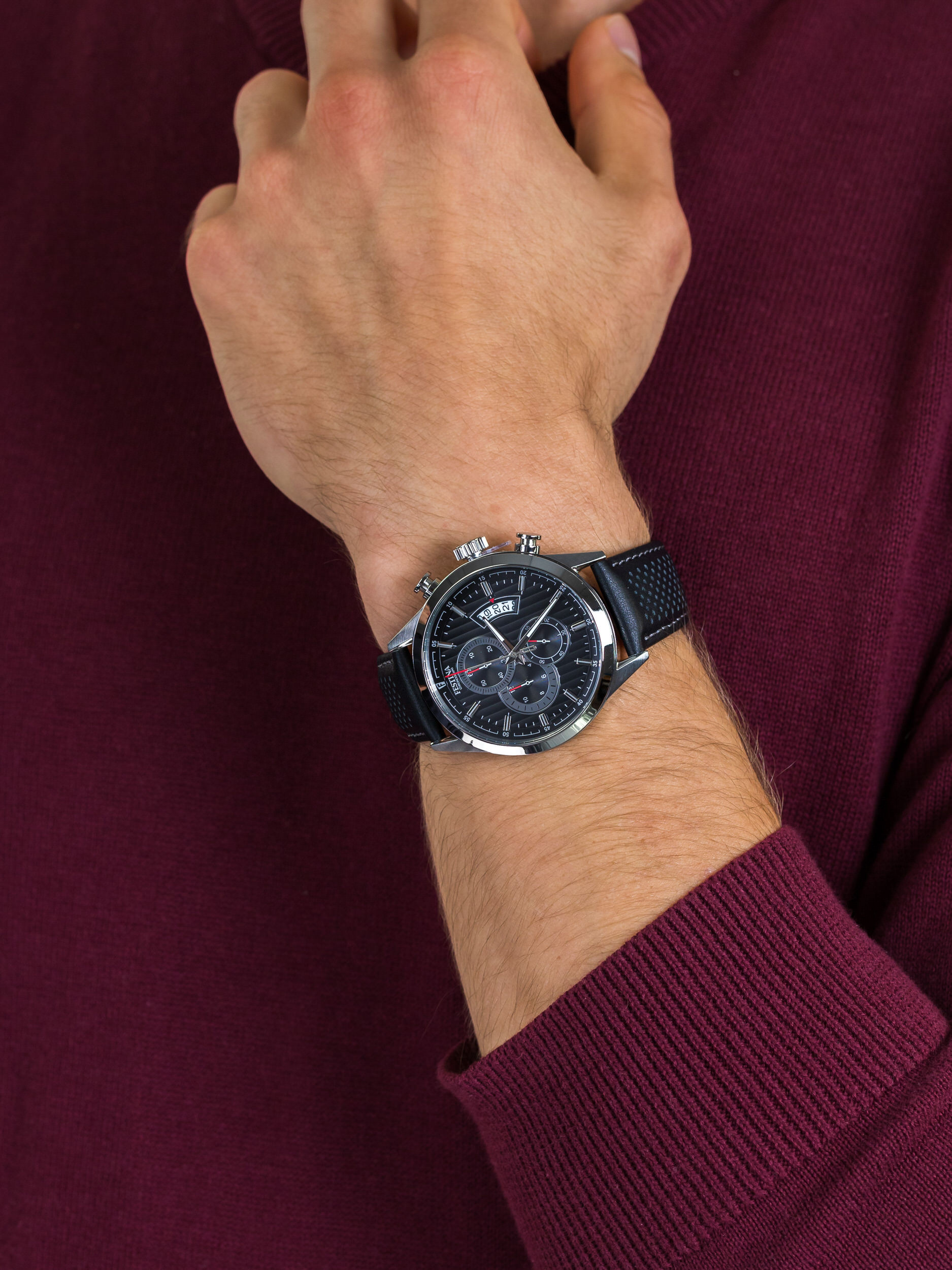 zegarek Festina F20271-6 Chronograph męski z chronograf Chronograf - miniatura 3