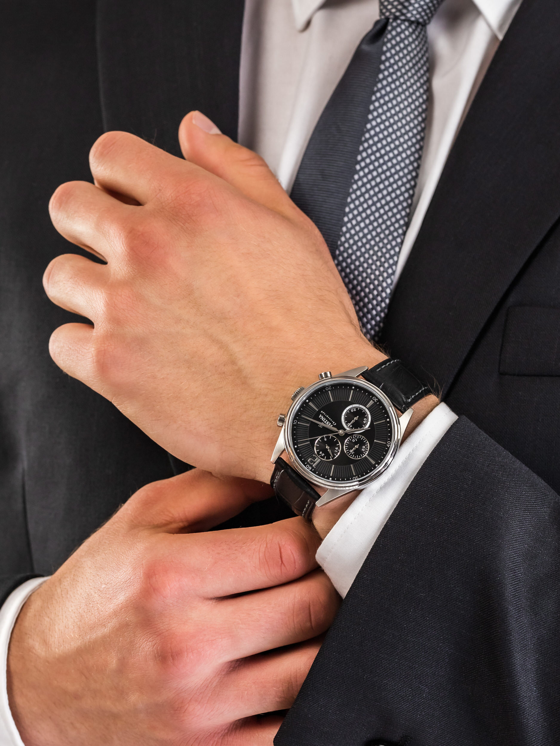 zegarek Festina F20286-4 Timeless Chronograph męski z chronograf Chronograf - miniatura 3