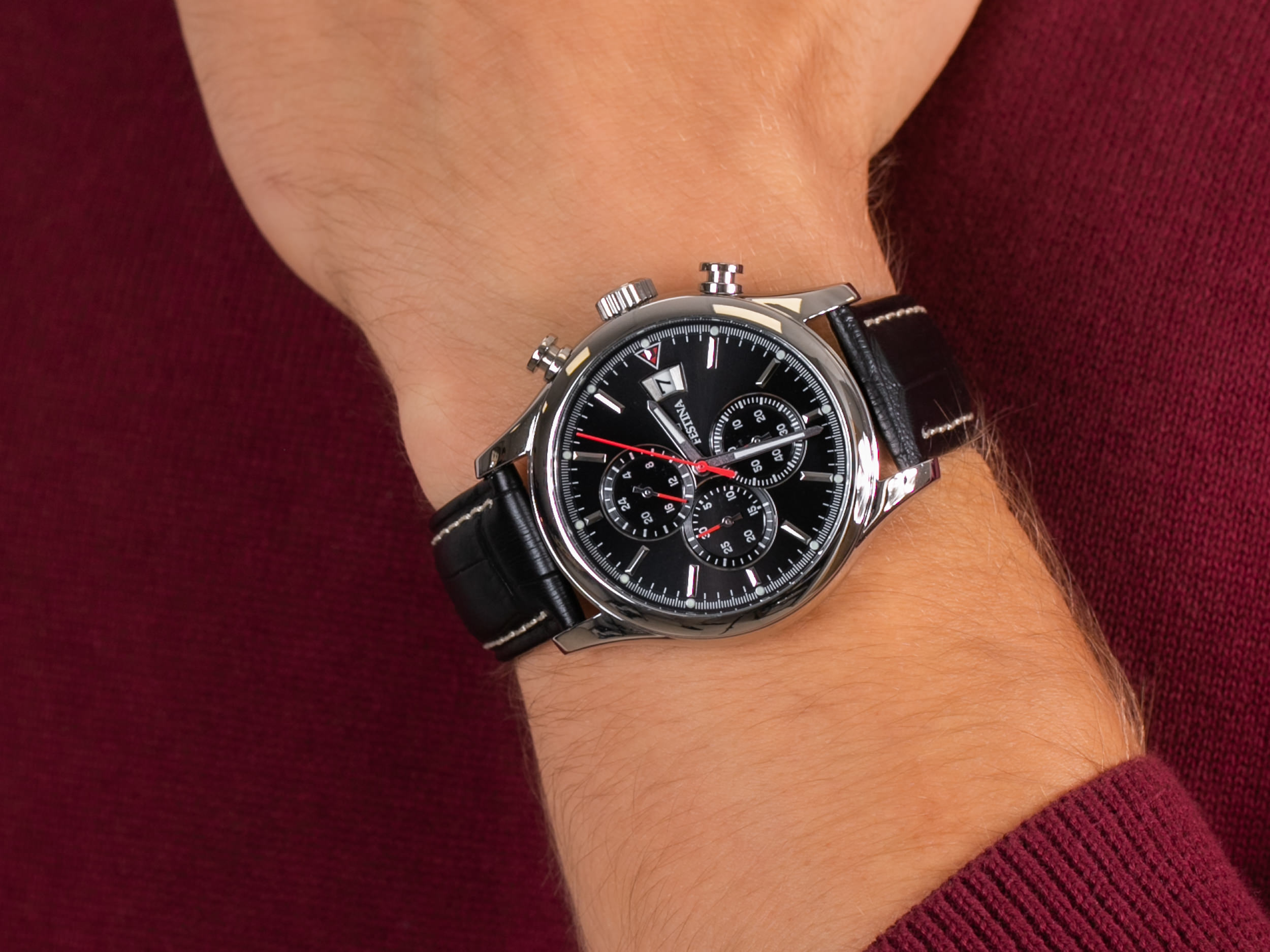 Zegarek Festina Timeless Chronograph - męski  - miniatura 4