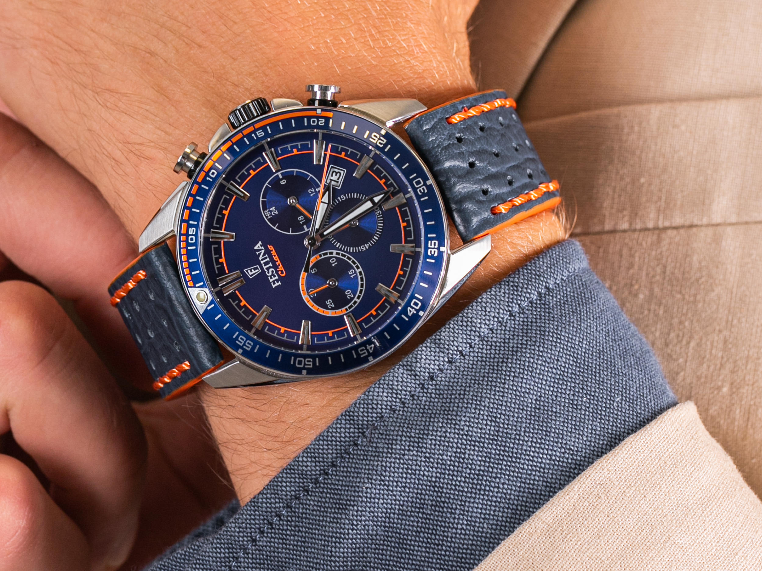 Festina F20377-2 Chrono Sport zegarek sportowy Chronograf - miniatura 4