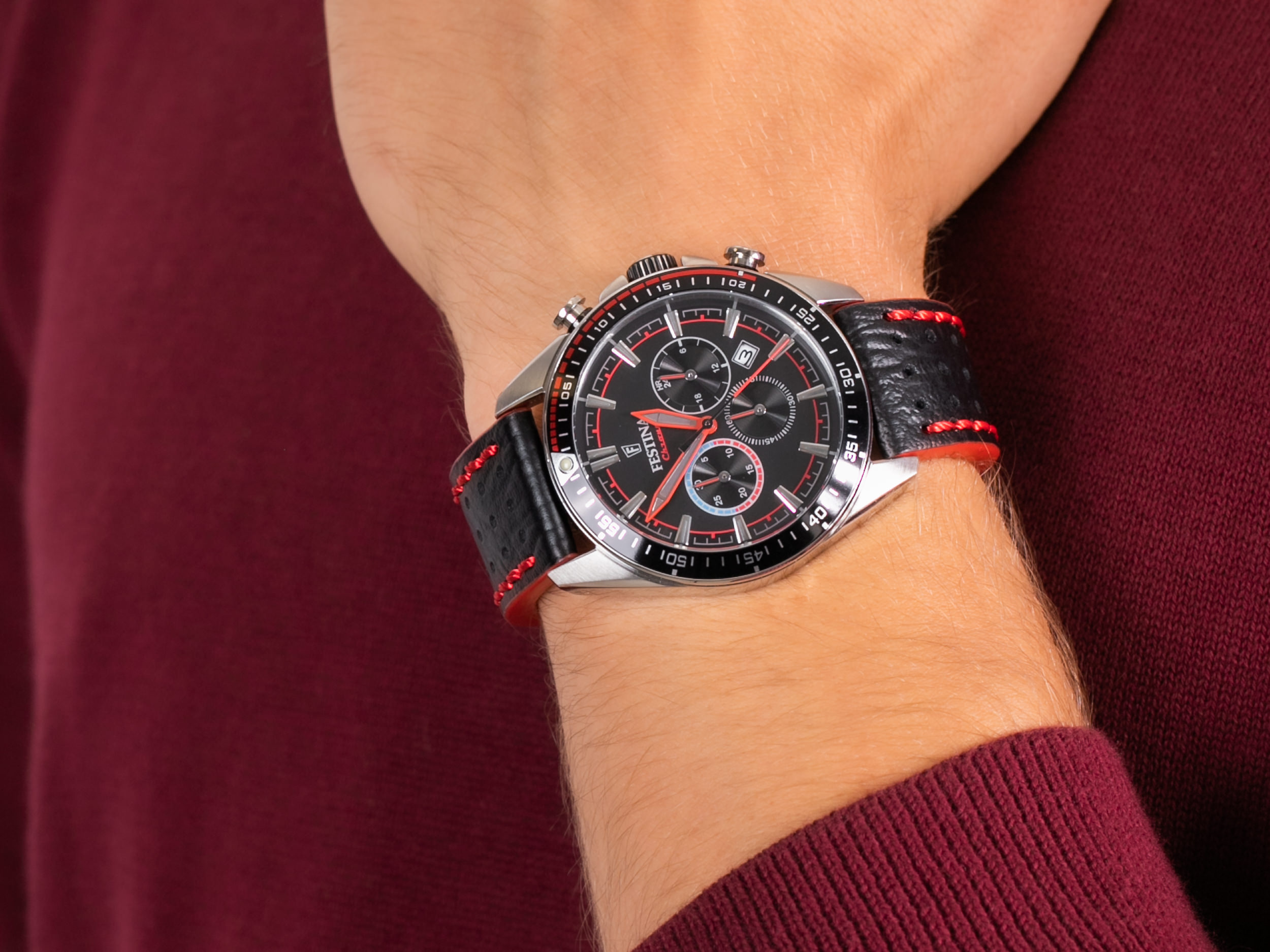 Festina F20377-6 Chrono Sport zegarek sportowy Chronograf - miniatura 4