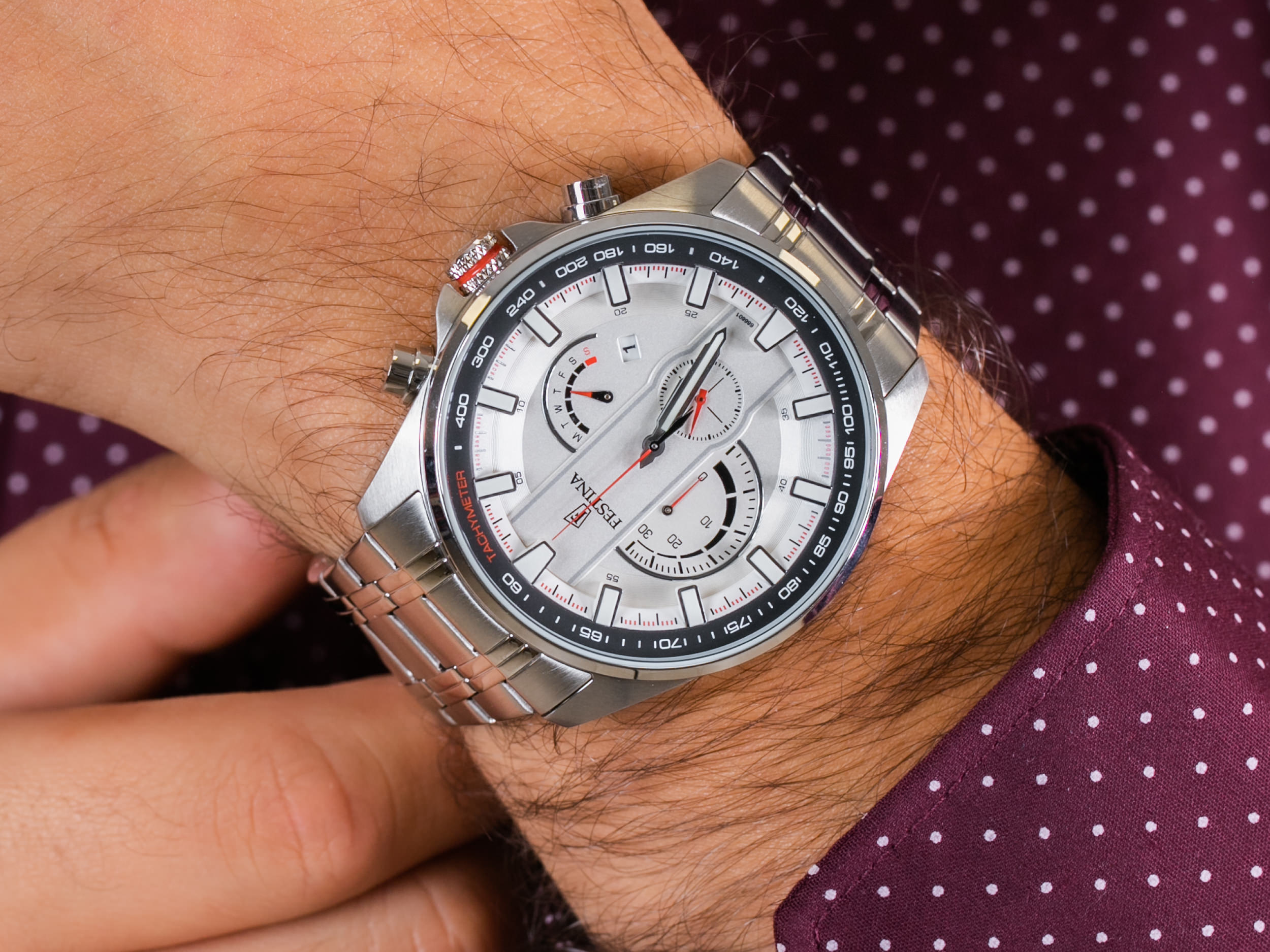 Festina F6866-1 Chrono Sport zegarek klasyczny Chronograf - miniatura 4
