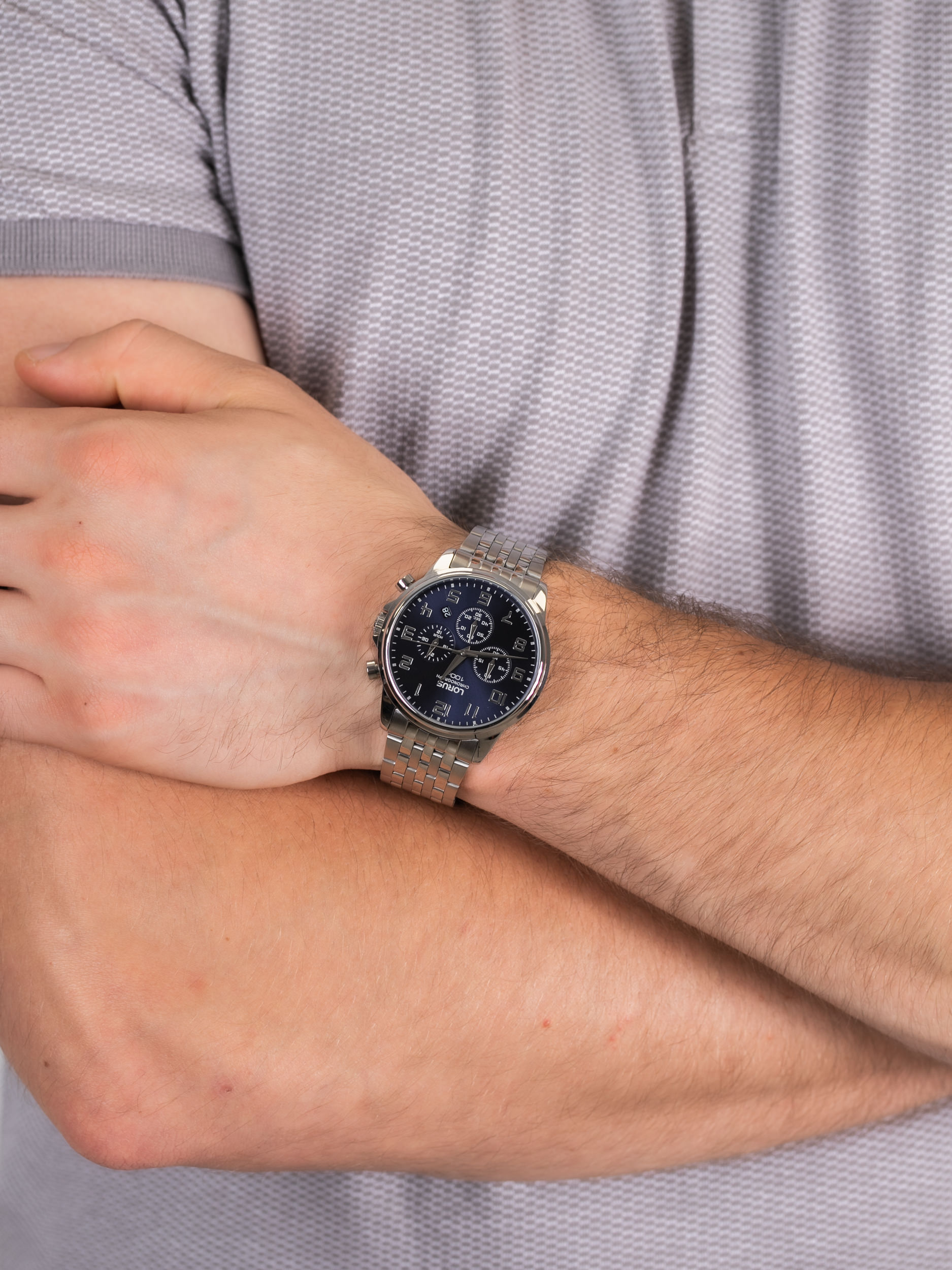 zegarek Lorus RT335GX9 męski z chronograf Sportowe