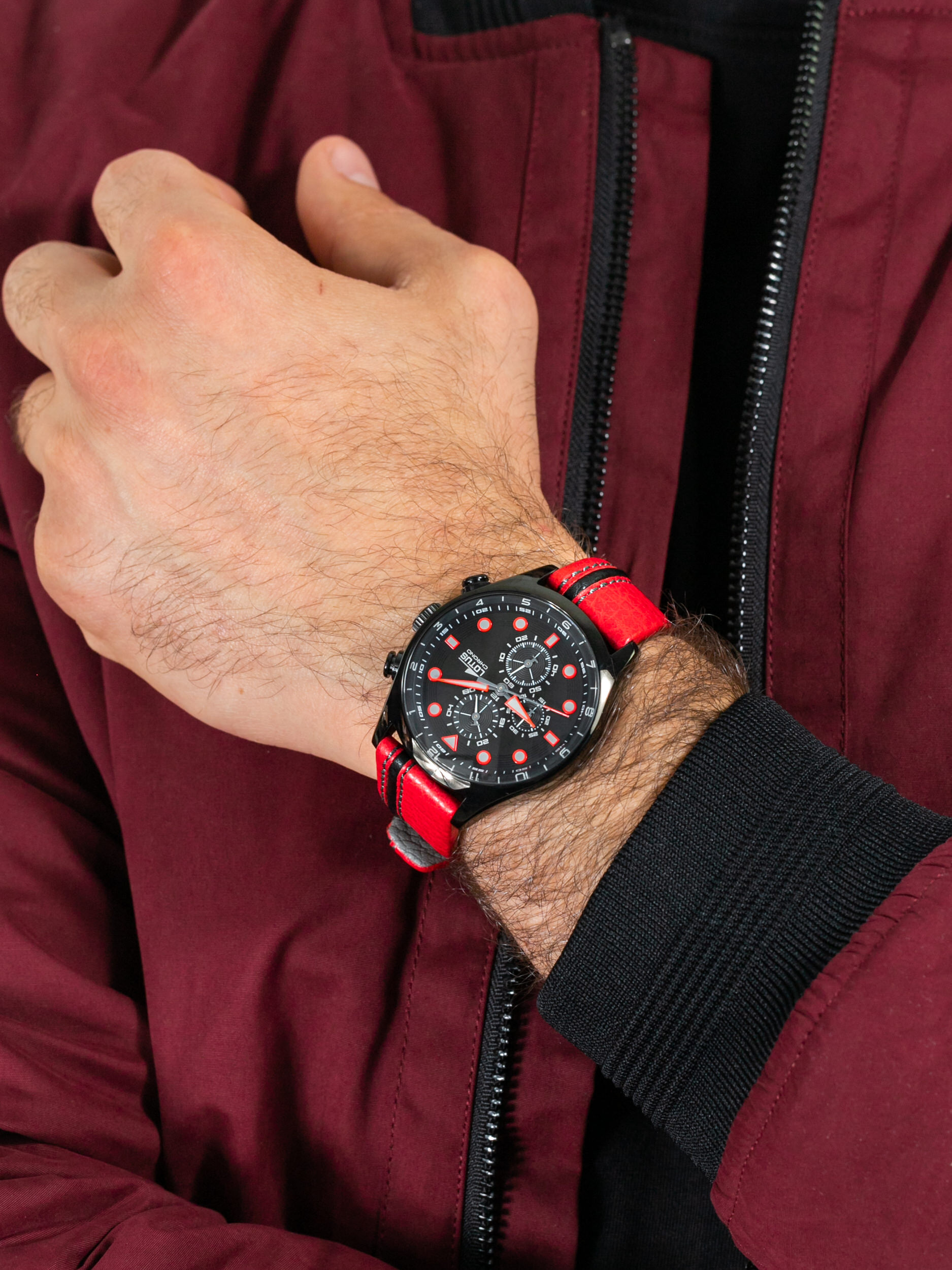 zegarek Lotus L18593-5 męski z chronograf Chrono - miniatura 3