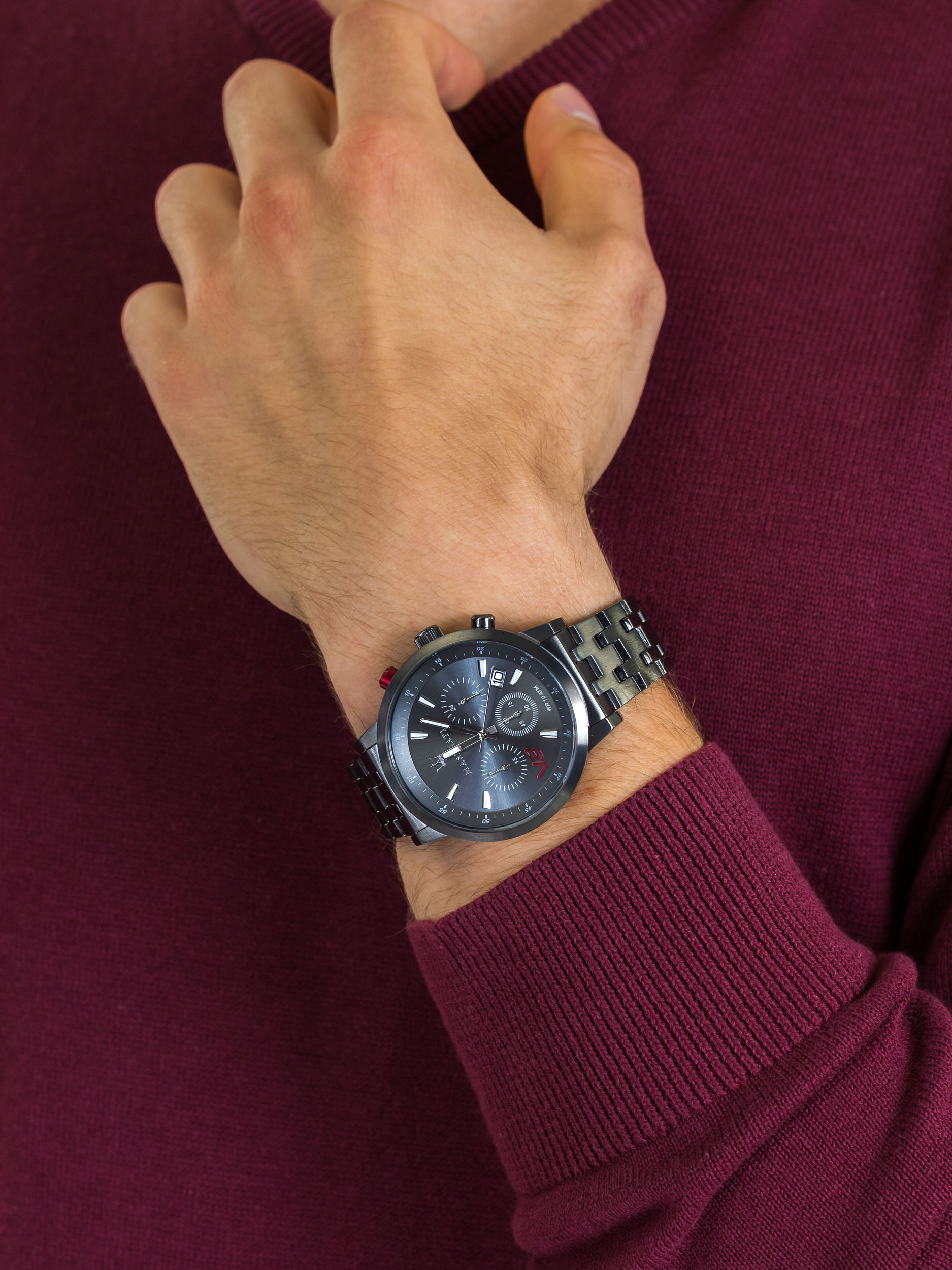 zegarek Maserati R8873134001 GT męski z chronograf GT - miniatura 3