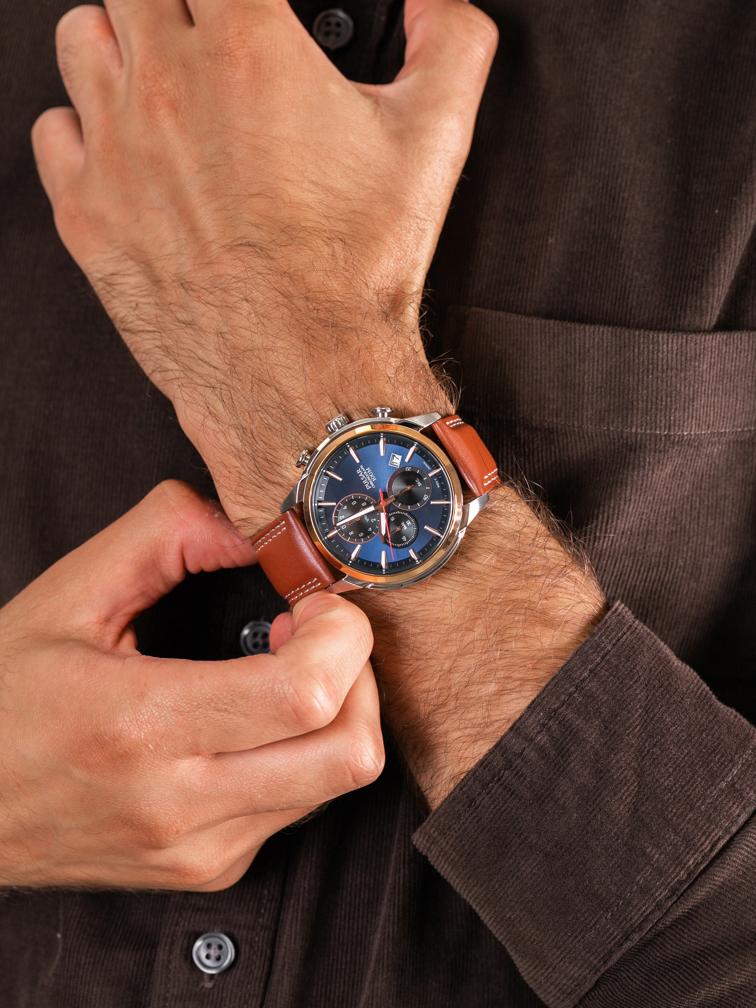 zegarek Pulsar PM3120X1 męski z chronograf Sport - miniatura 3