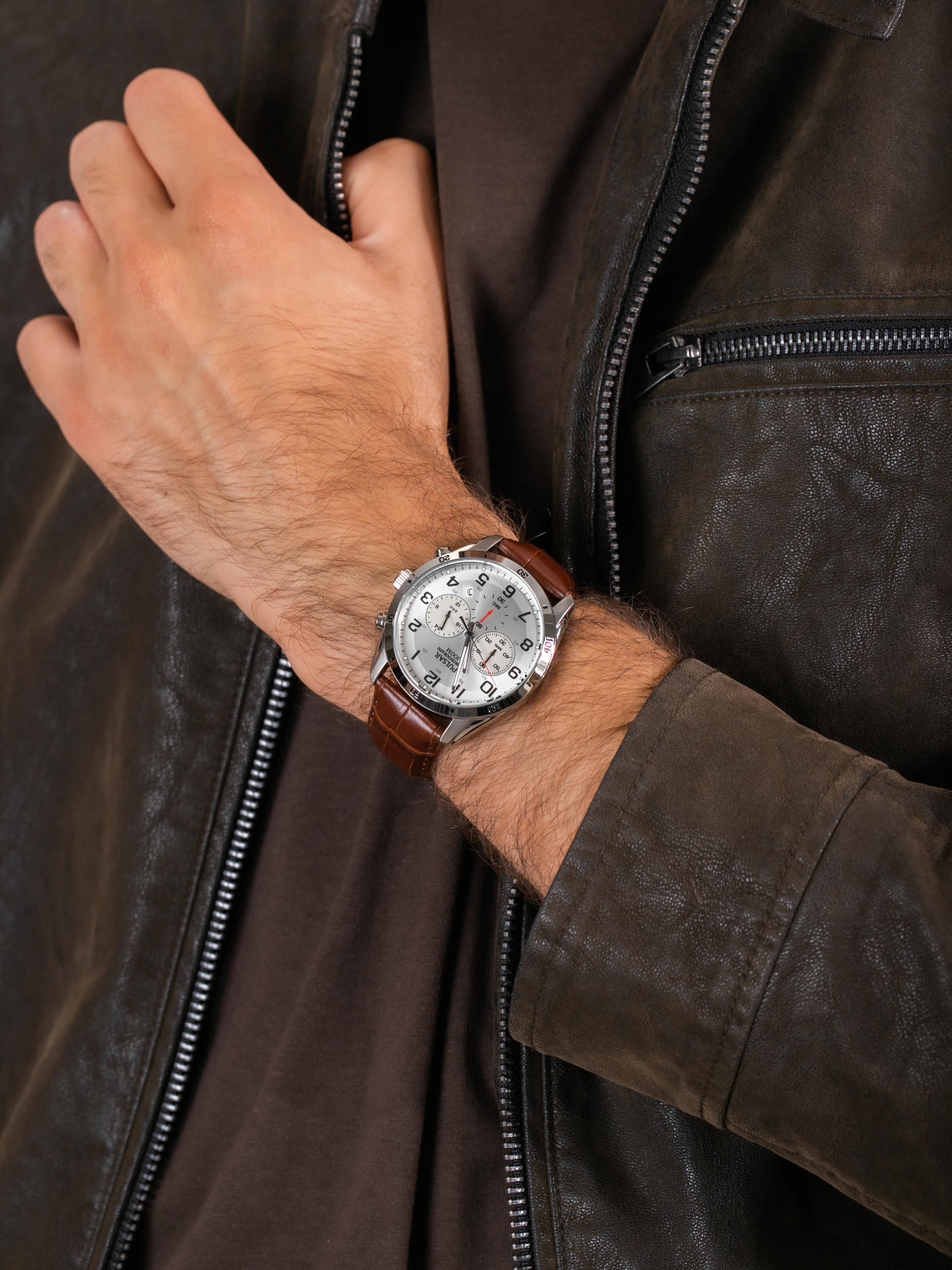 zegarek Pulsar PT3817X1 męski z chronograf Sport - miniatura 3