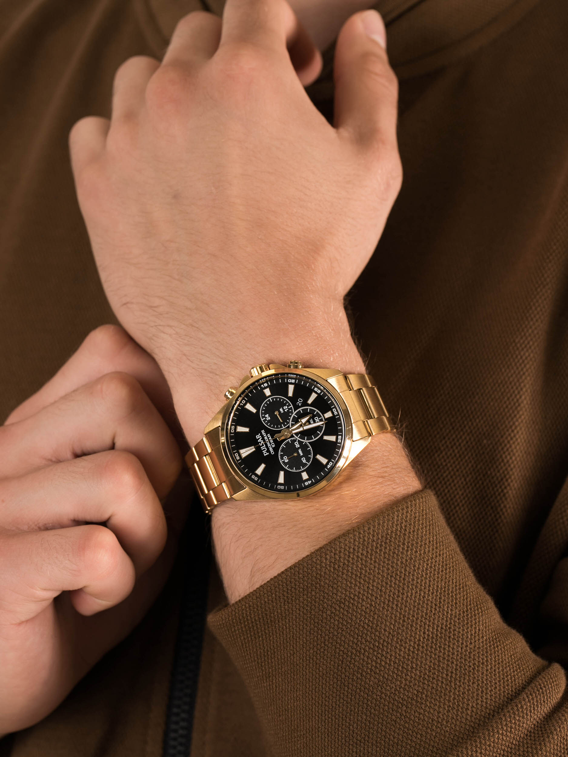 zegarek Pulsar PT3A40X1 męski z chronograf Sport - miniatura 3