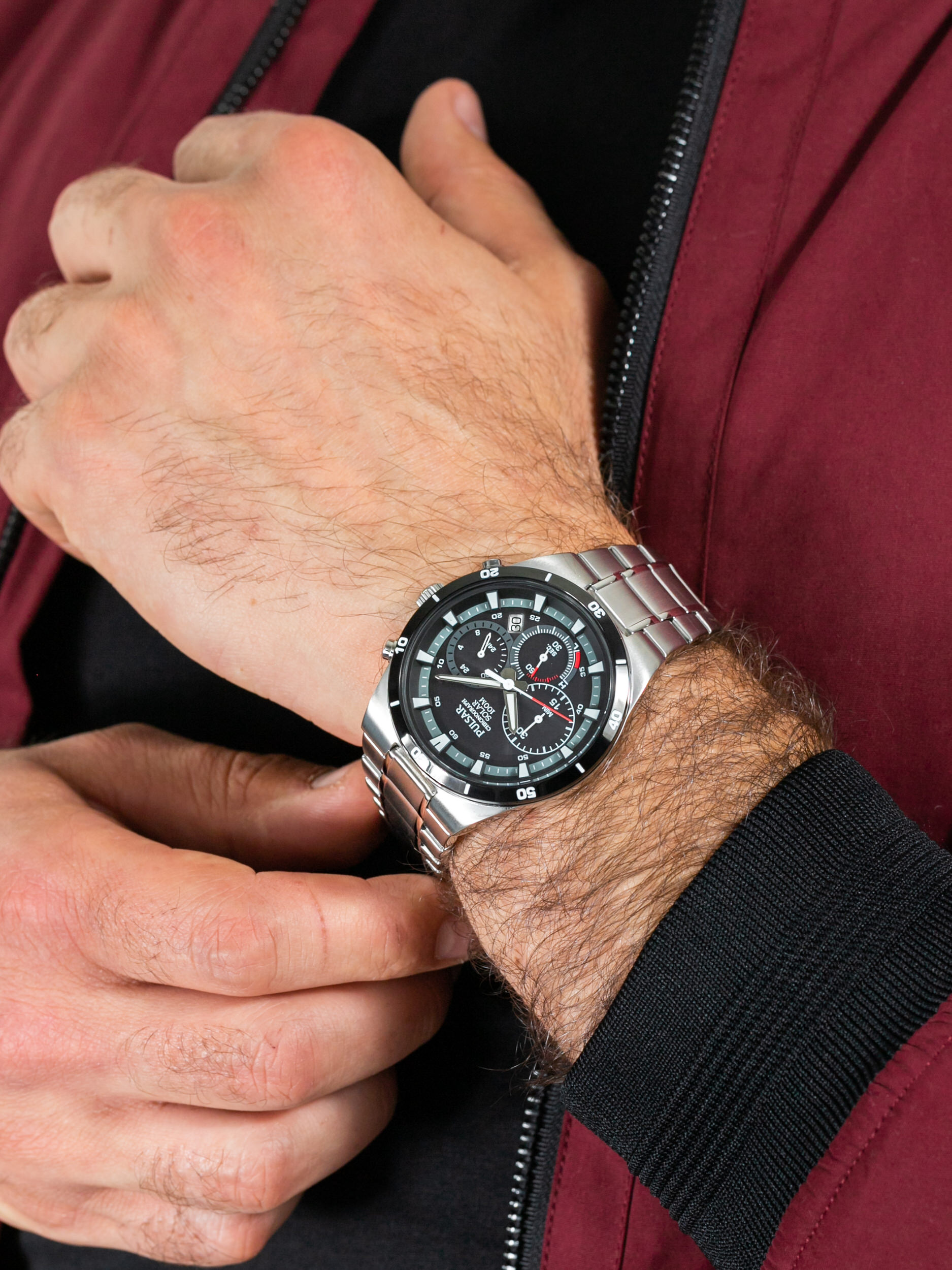 zegarek Pulsar PZ5041X1 męski z chronograf Sport - miniatura 3