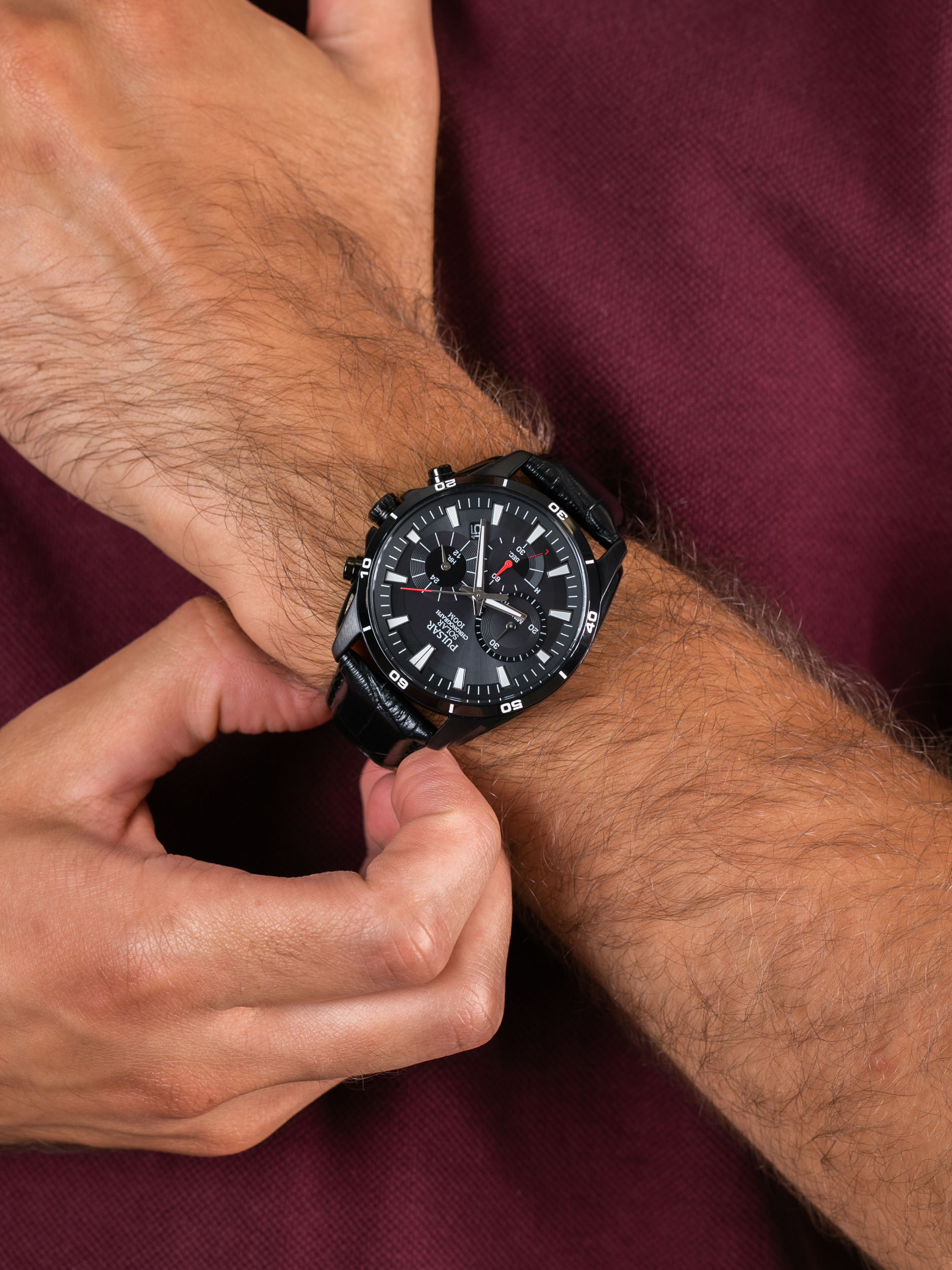 zegarek Pulsar PZ5063X1 męski z chronograf Sport - miniatura 3