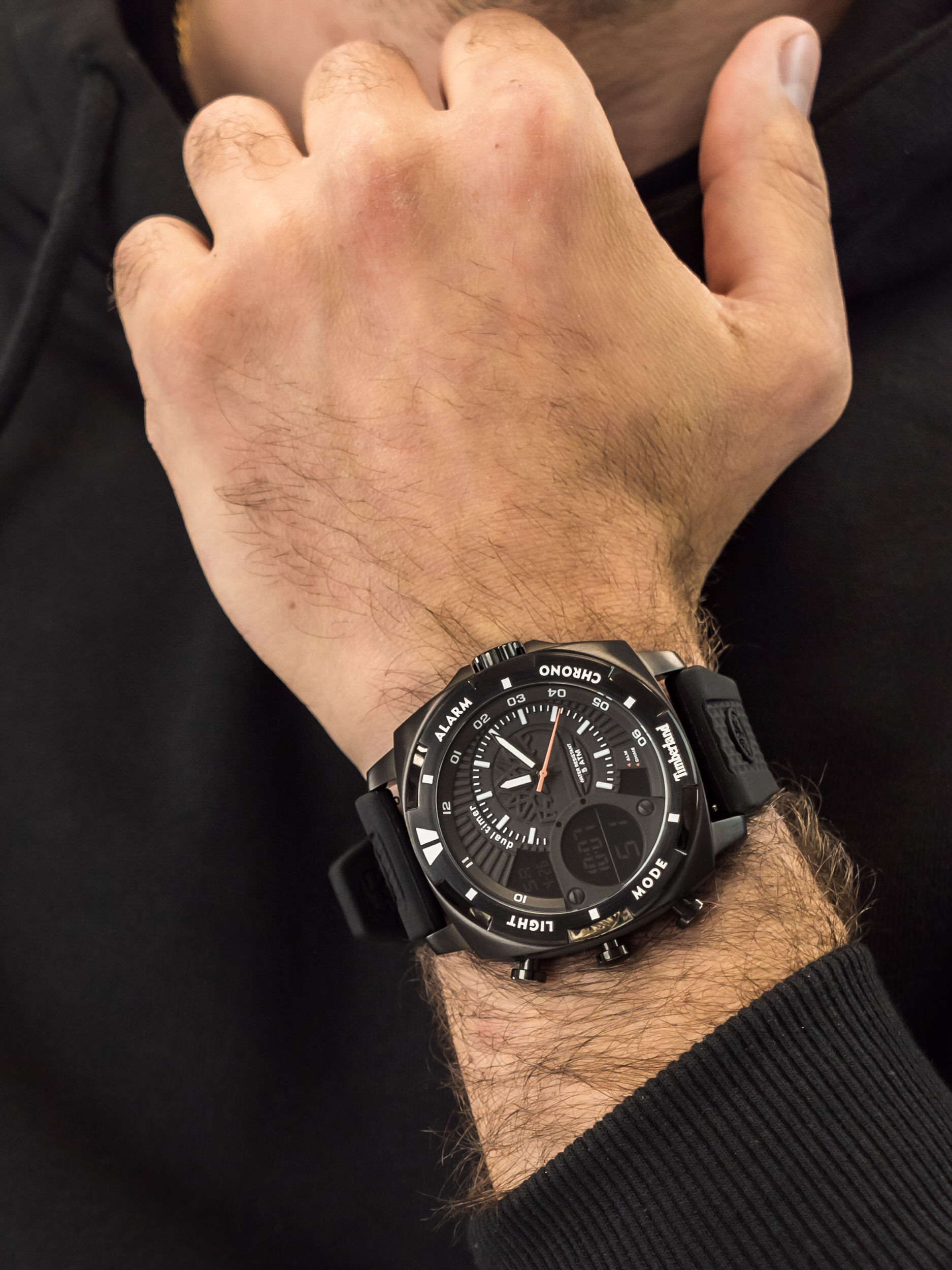 zegarek Timberland TBL.15517JSB-02P HINSDALE męski z chronograf Hinsdale - miniatura 3