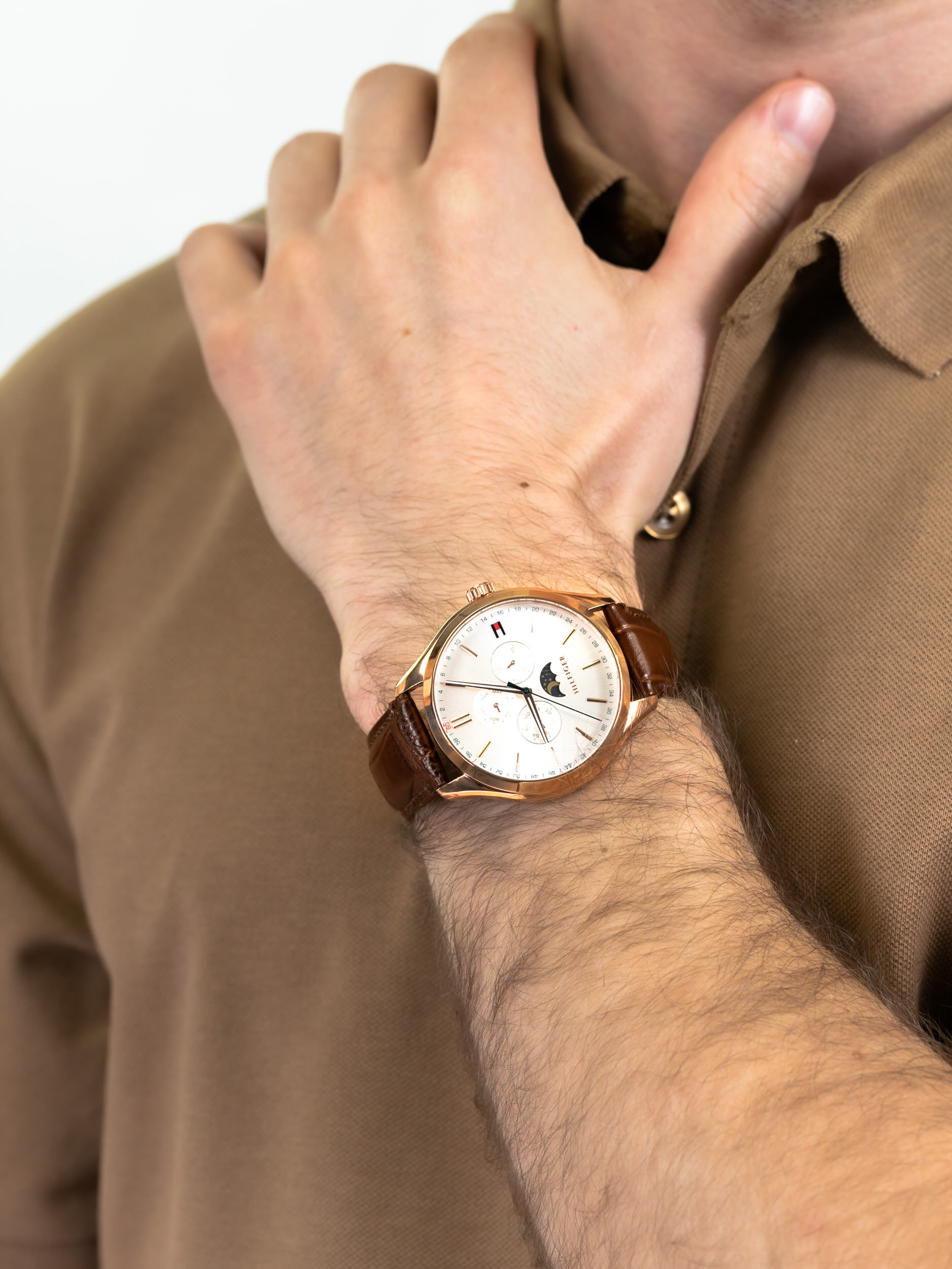 zegarek Tommy Hilfiger 1791306 męski z chronograf Męskie - miniatura 3