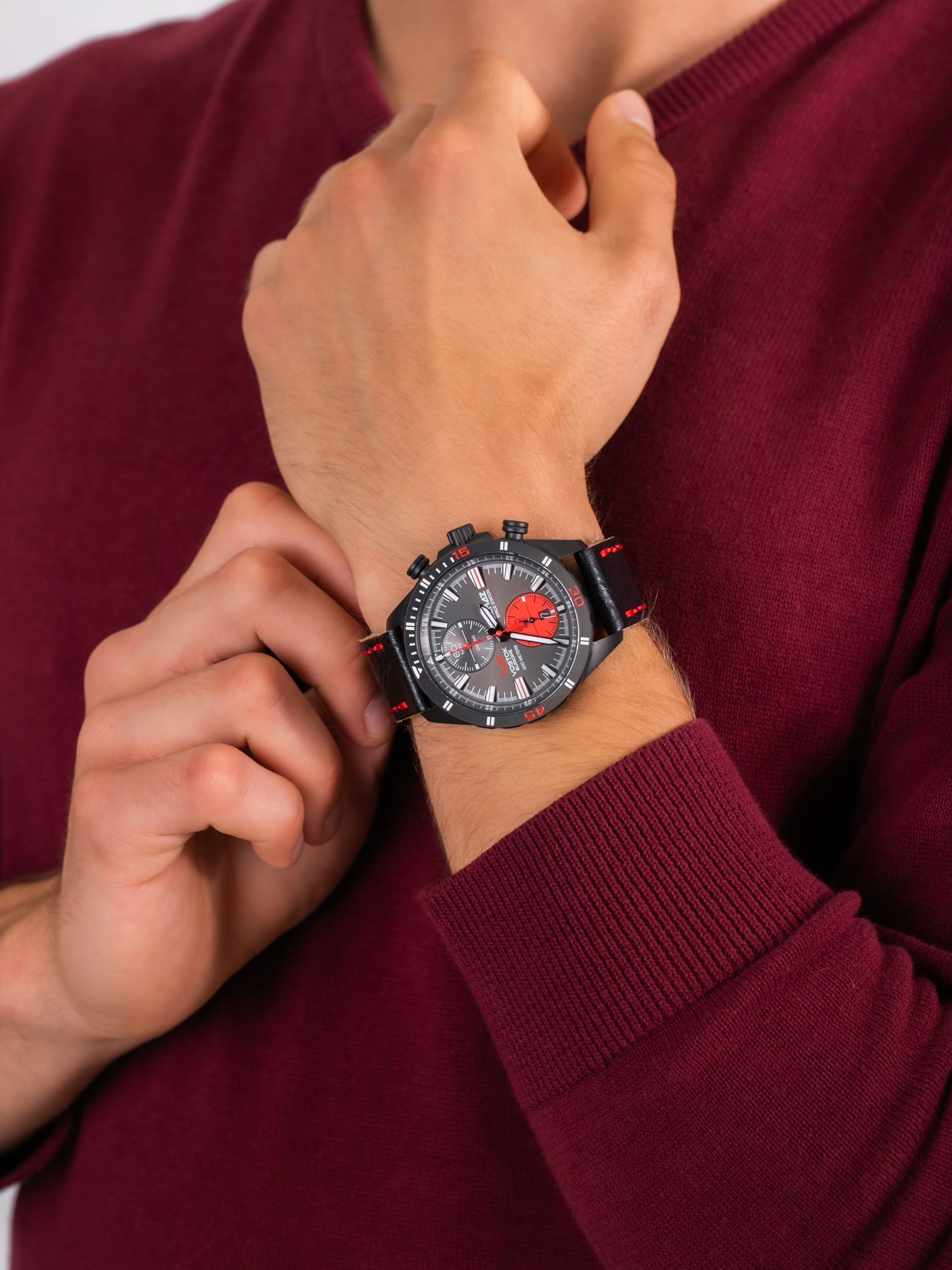 zegarek Vostok Europe 6S11-320C260 Almaz Chrono męski z chronograf Almaz - miniatura 3
