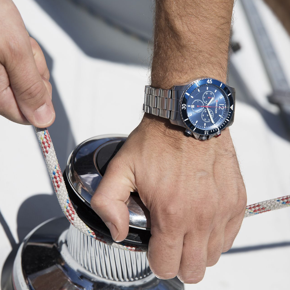 zegarek Wenger 01.0643.111 Seaforce Chrono męski z chronograf Seaforce - miniatura 3