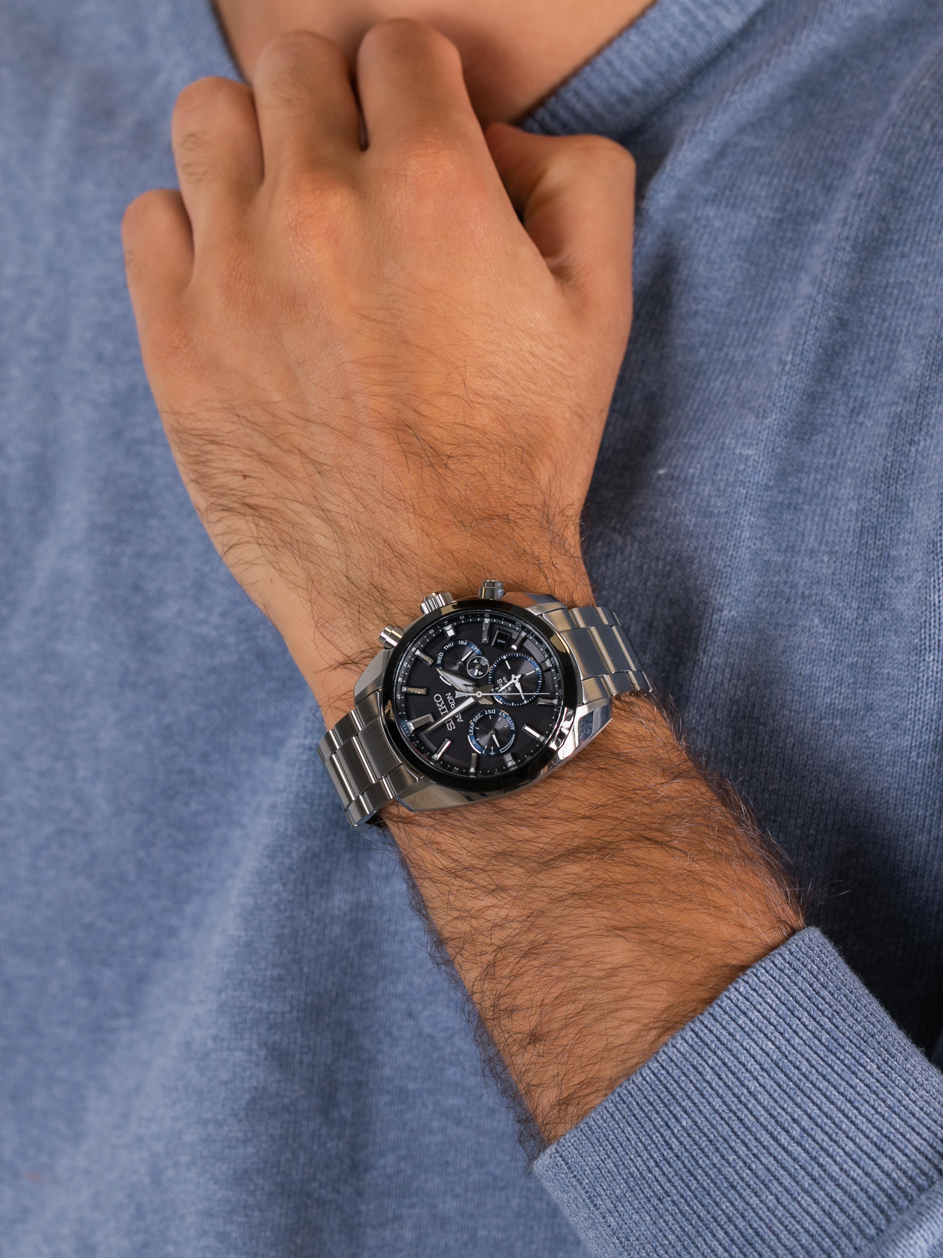 zegarek Seiko SSH053J1 Astron GPS Solar męski z gps Astron - miniatura 3