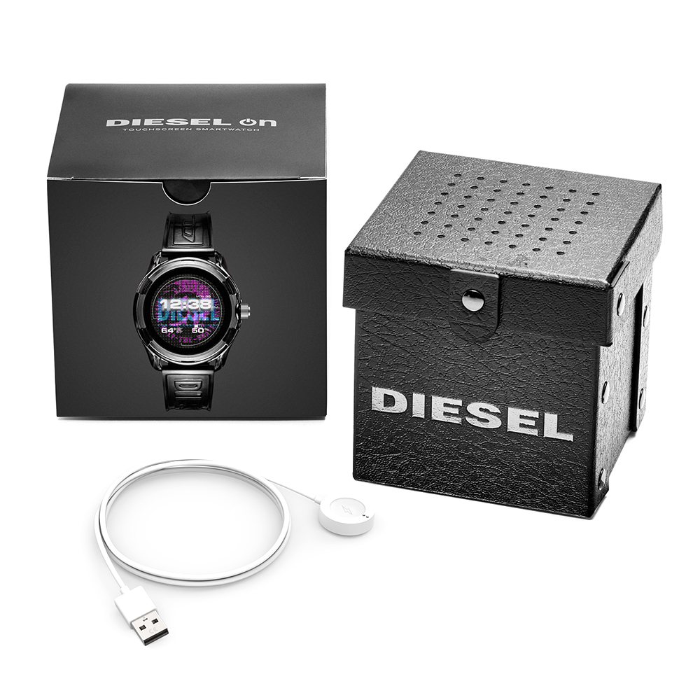 Diesel DT2018 zegarek szary fashion/modowy ON pasek - miniatura 5