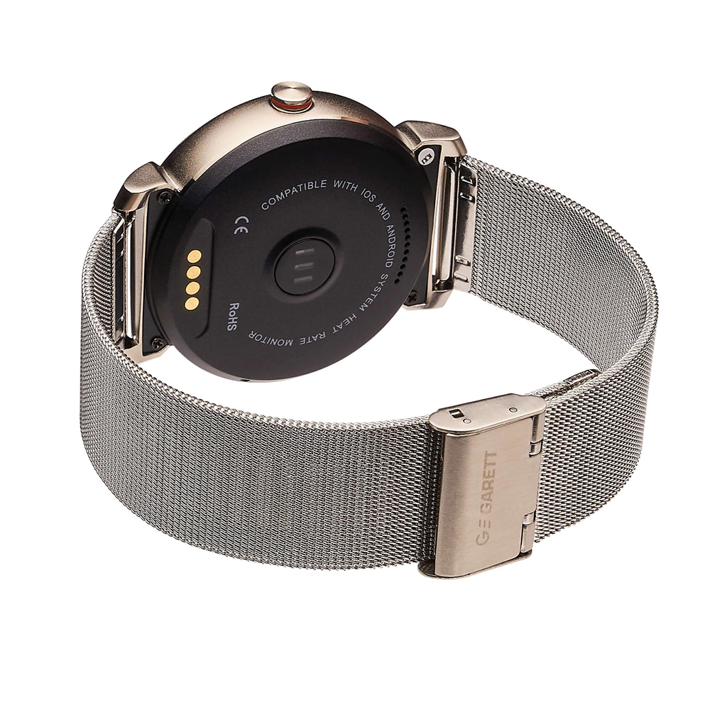 zegarek Garett 5903246282733 Smartwatch Garett GT20S Czarny męski z krokomierz Męskie